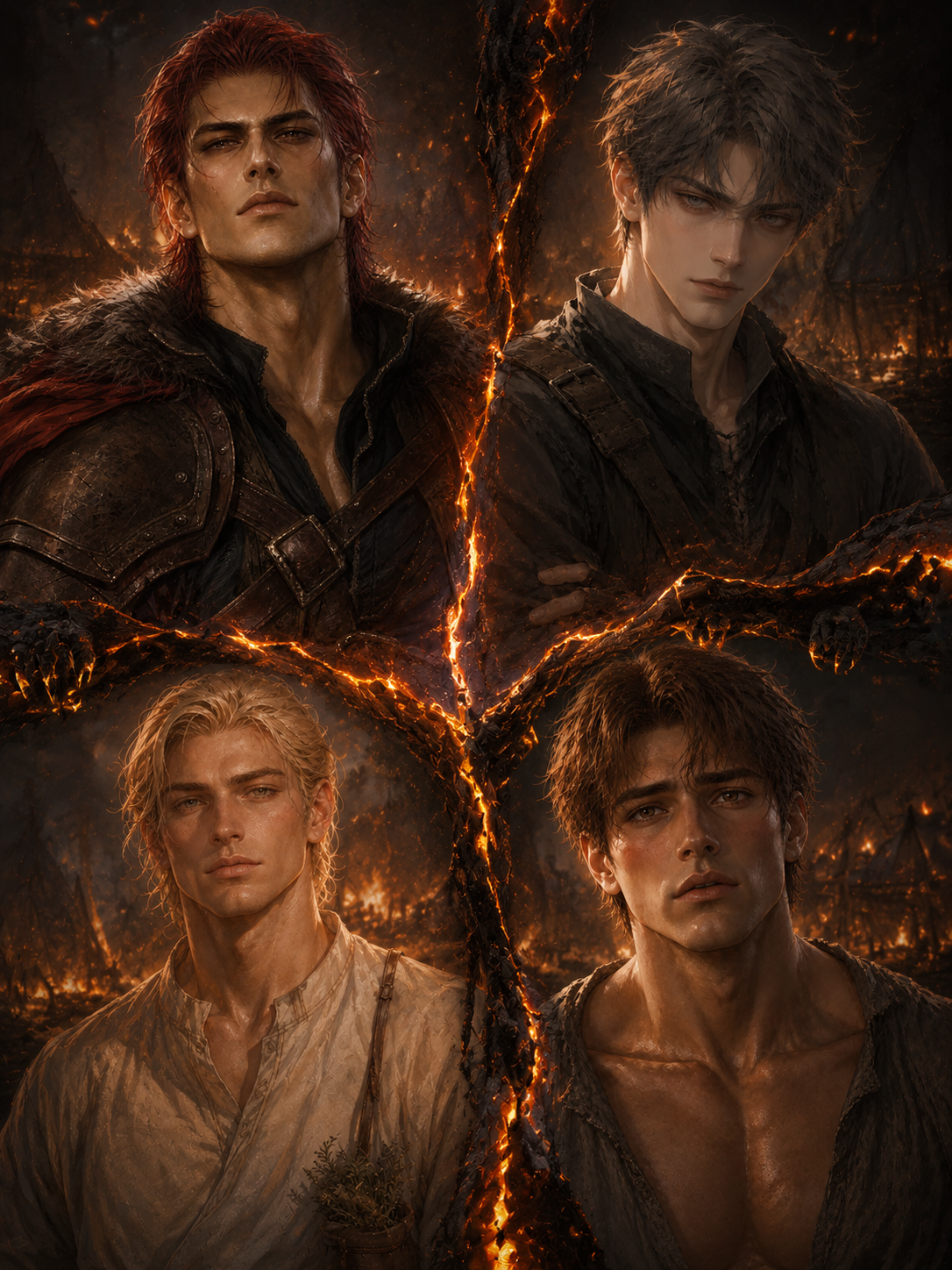 Blood & Mercy \| Four Wolves. One You. 🐺🔥 thumbnail