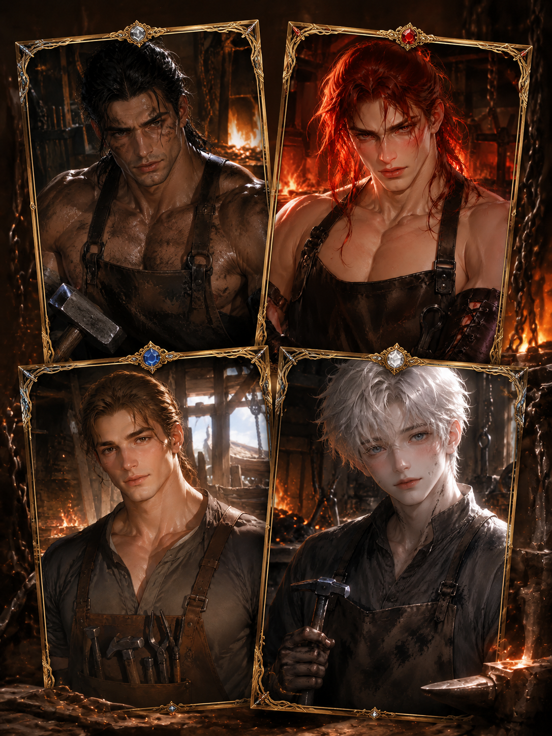 Four Forge-Men ⚔️ One Debt-Bound Bladesmith thumbnail