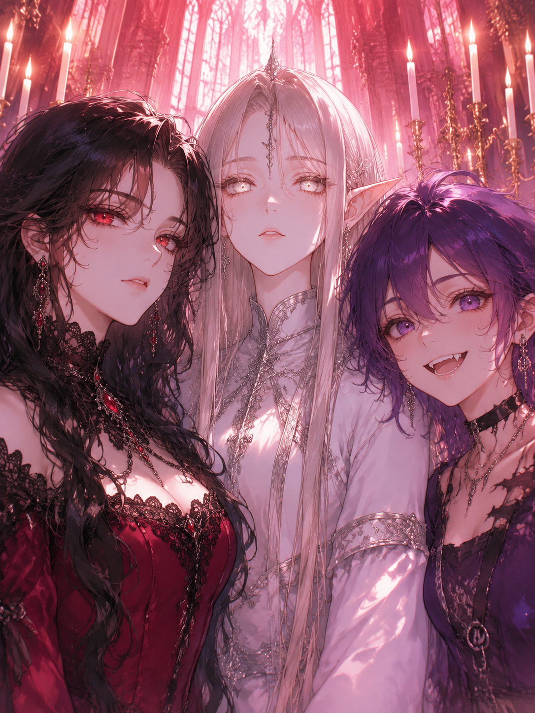One Castle, Three Women, No Flash Allowed 📷 thumbnail
