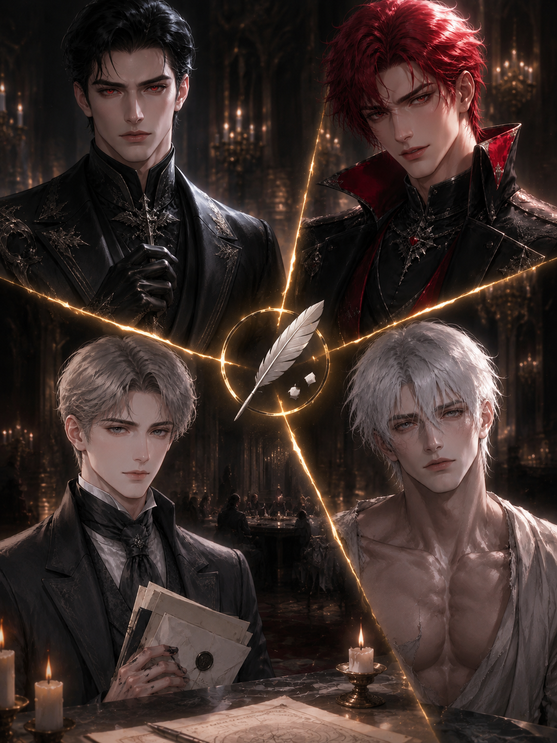 Fragile Truce \| Four Immortal Lords. One Human Who Saw Too Much. 🩸🕊️ thumbnail