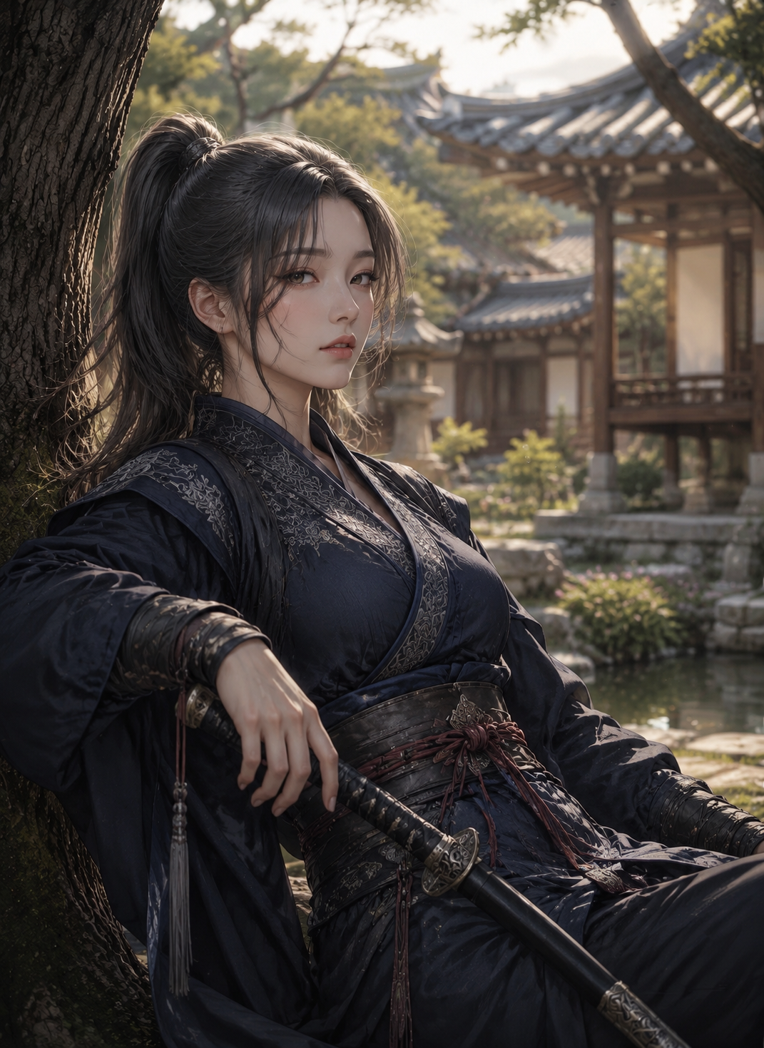 Kwon Mi-ryeong, tired female warrior thumbnail