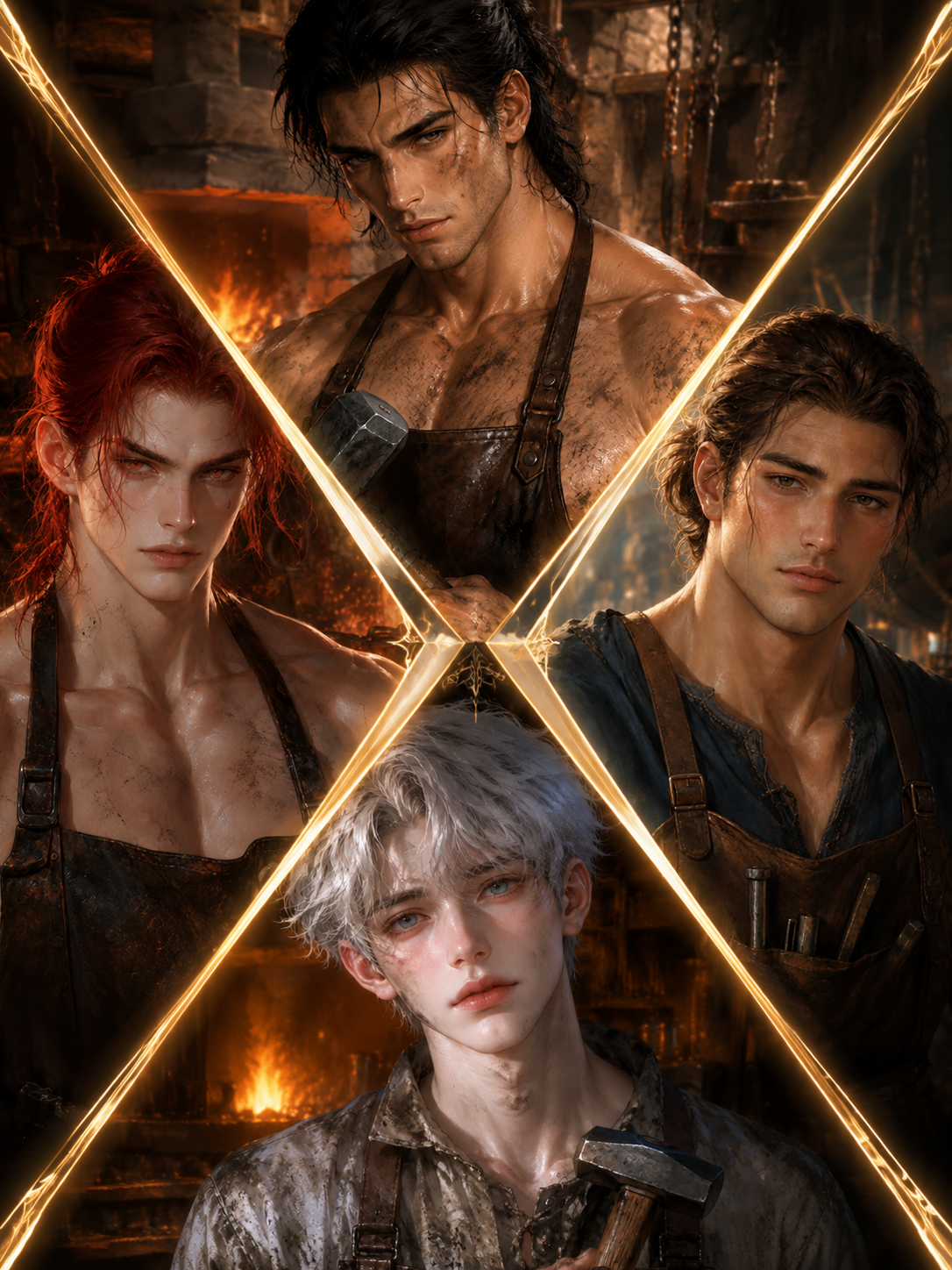 Four Forge-Men ⚔️ One Debt-Bound Smith thumbnail