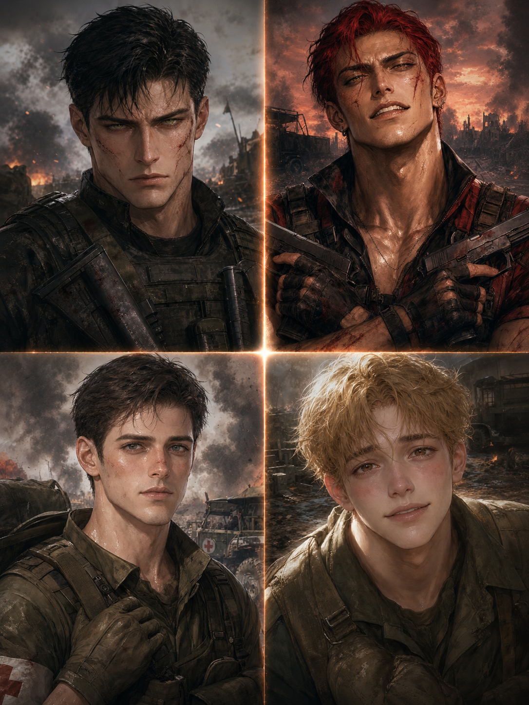 Four Mercenaries, One War Medic thumbnail