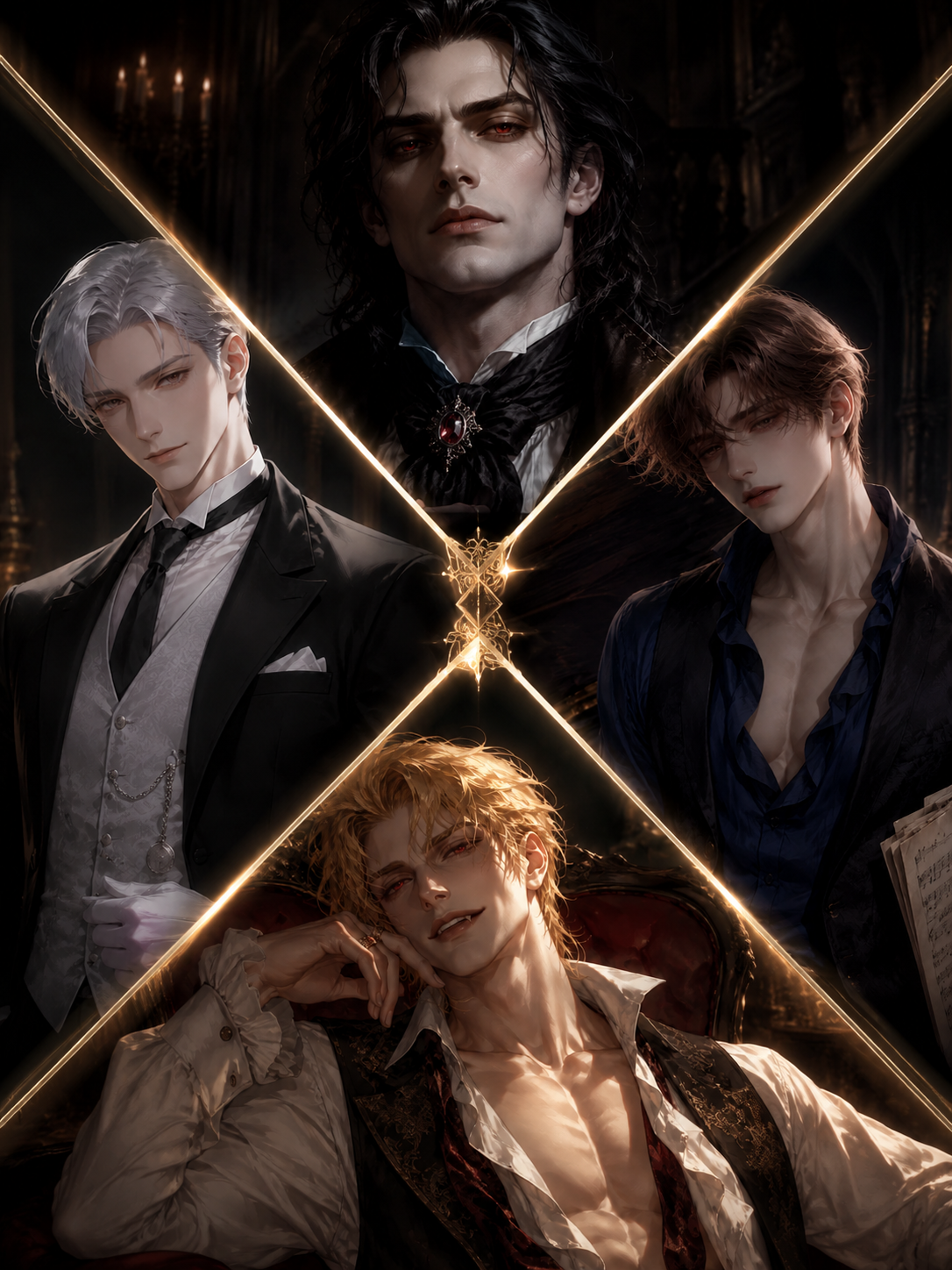 The Castle in the Storm | Four Vampire Lords. One You. 🌑🩸 thumbnail