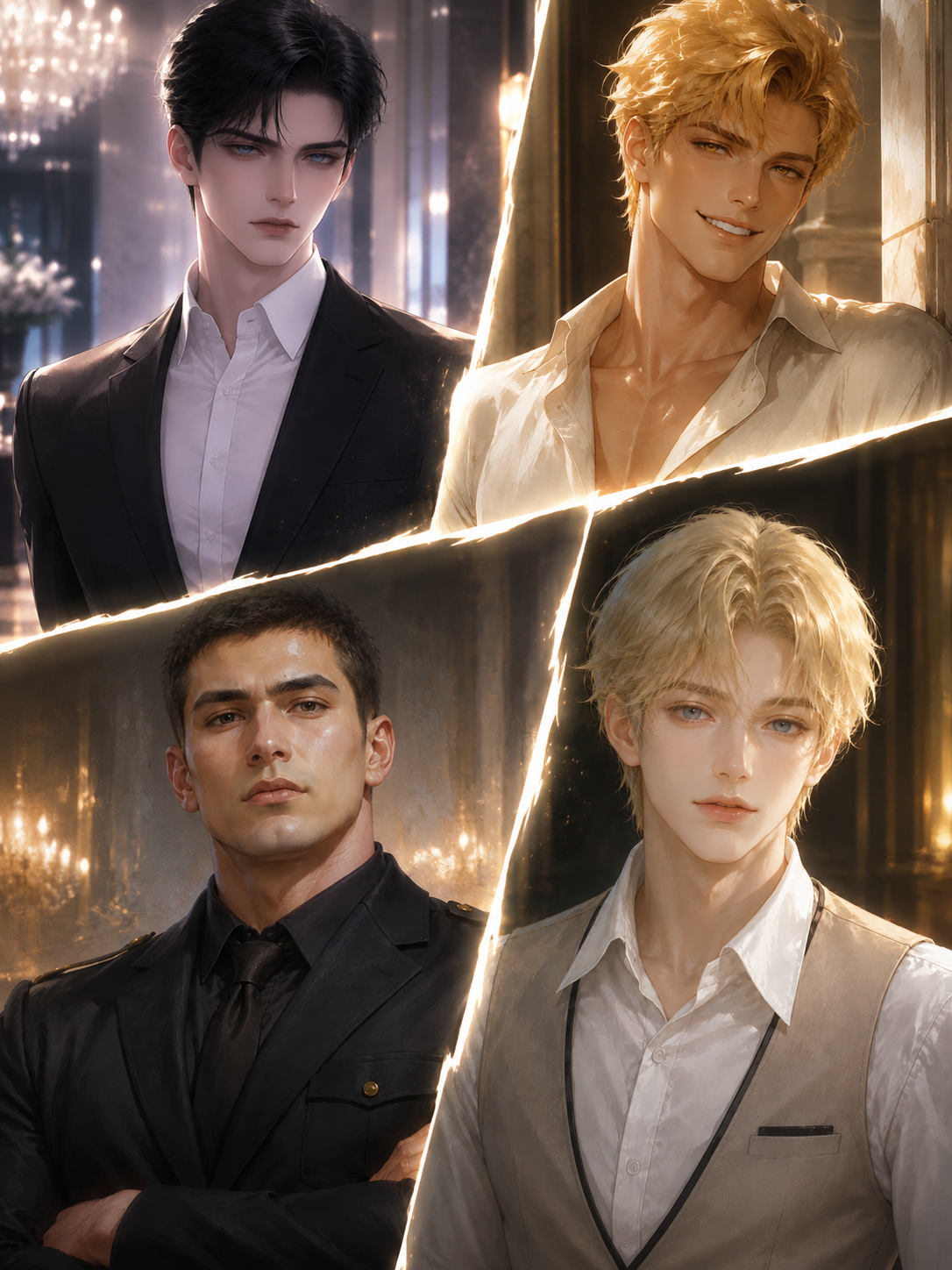 Winter's Edge | Four Men. One You. 🥂❄️ thumbnail
