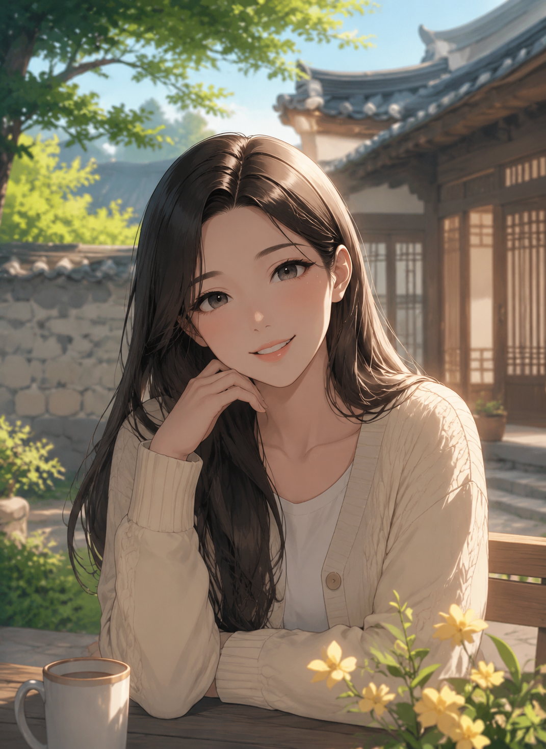 Na-rim Jeong wearing hijab thumbnail