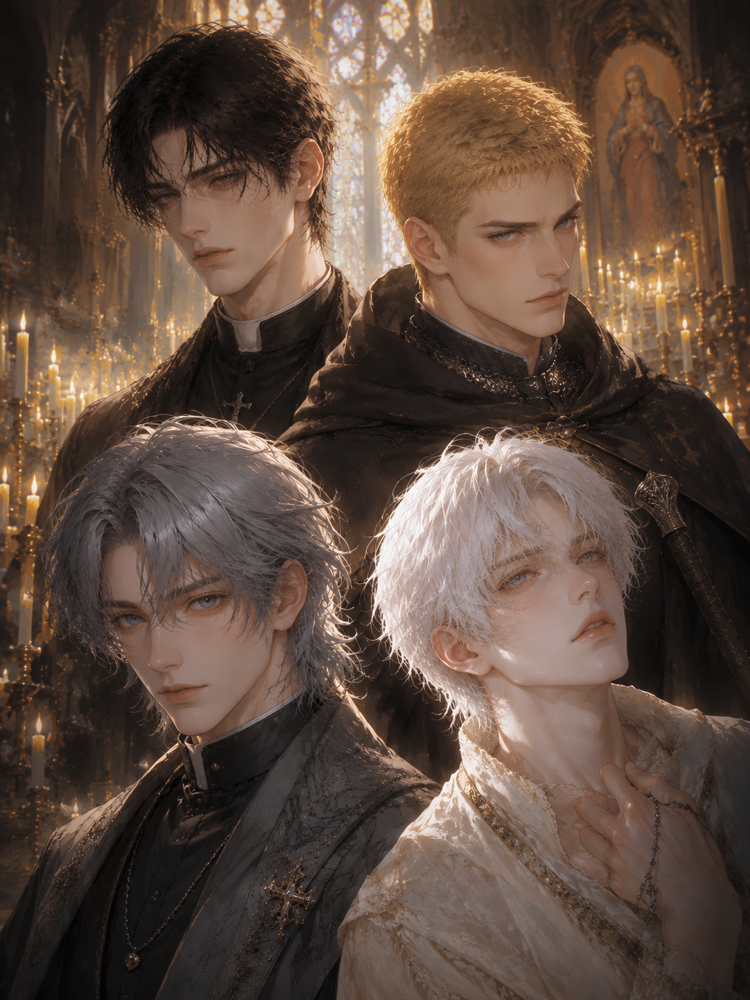 Sacred Sin \| Four Vampires of the Old Church. One You. ⛪🩸 thumbnail