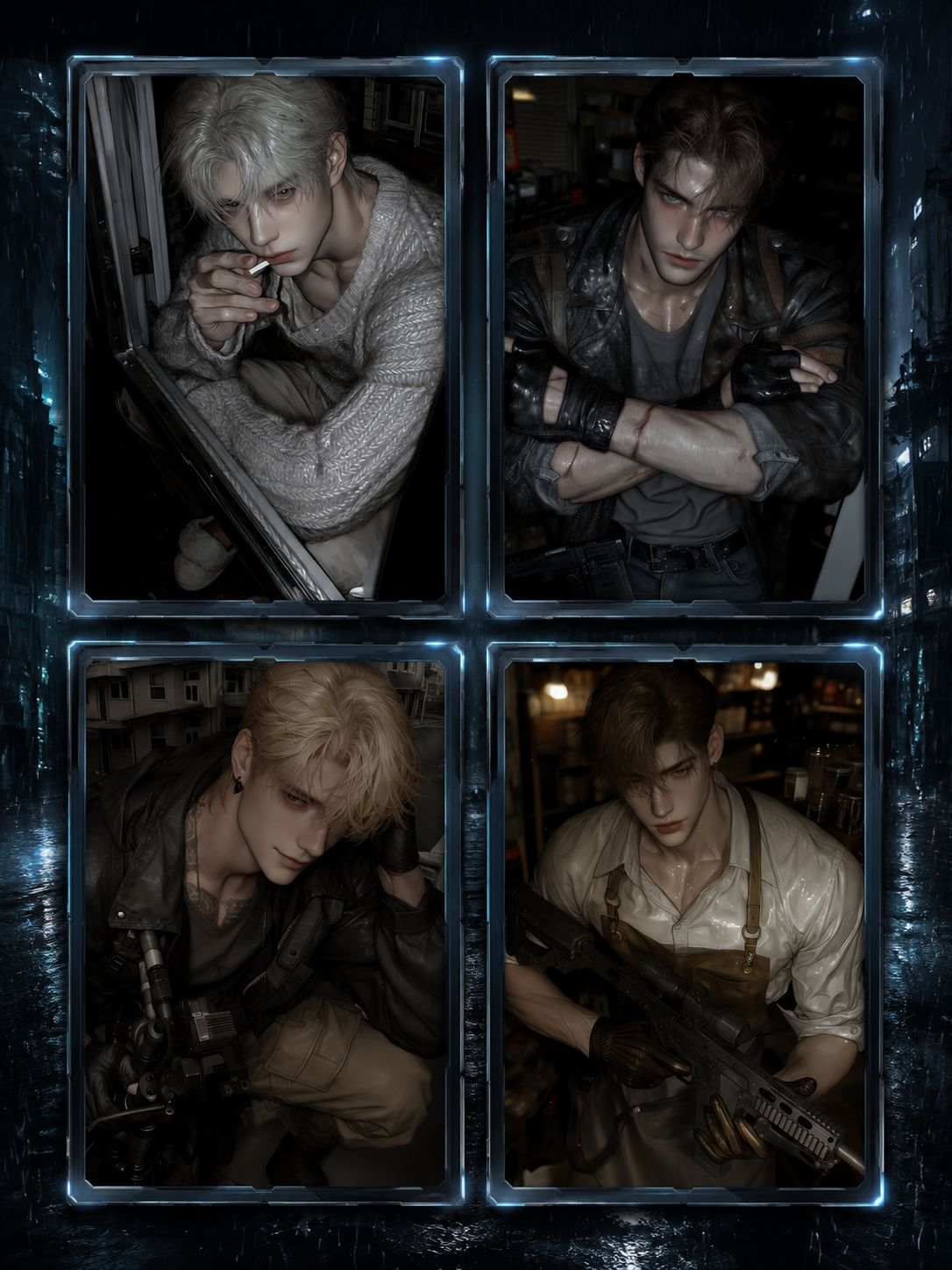Four dangerous men. thumbnail