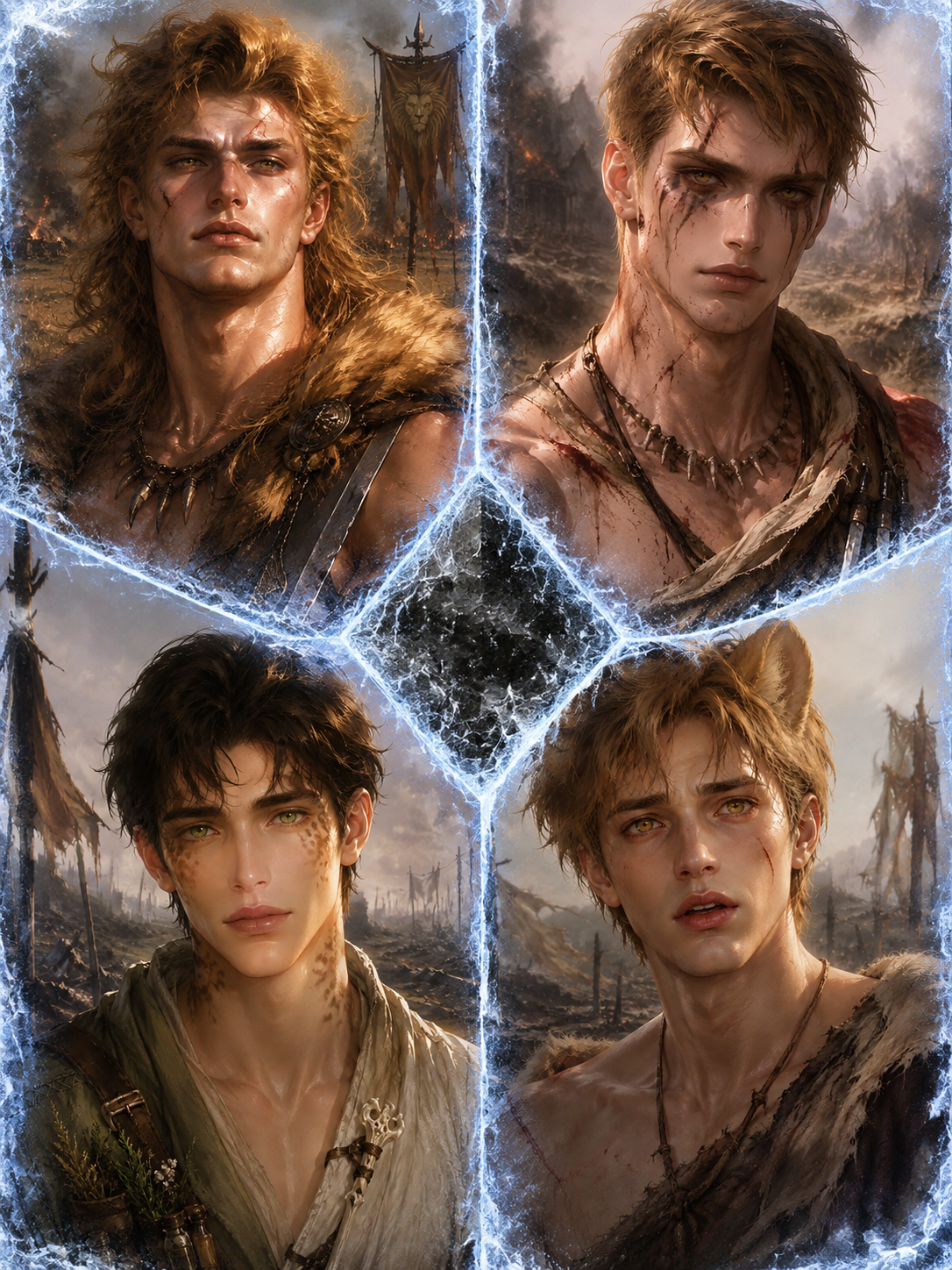 Four Beasts, One Captured Embroiderer thumbnail