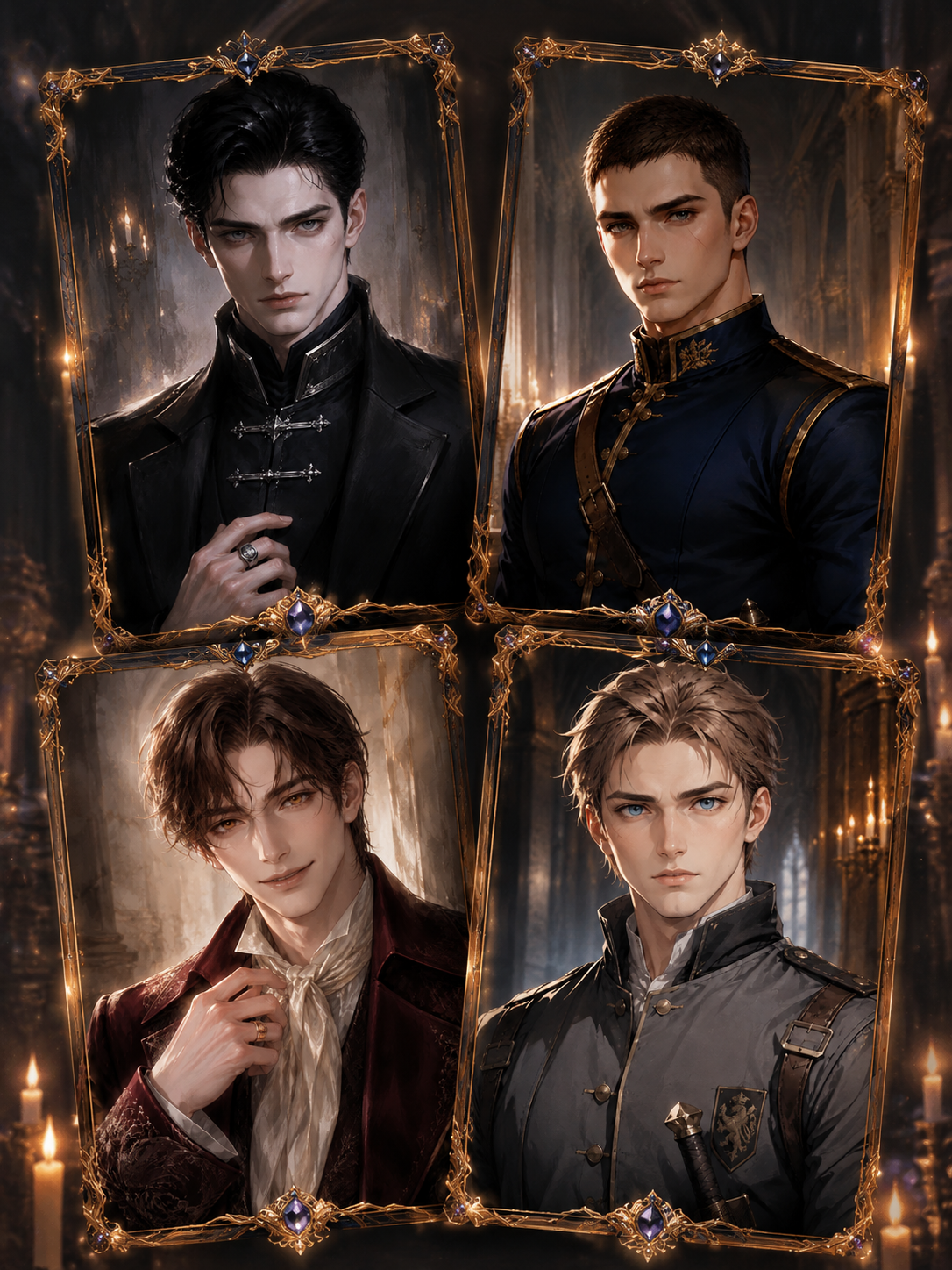 Court of Shadows | Four Men. One You. ⚔️🕯️ thumbnail