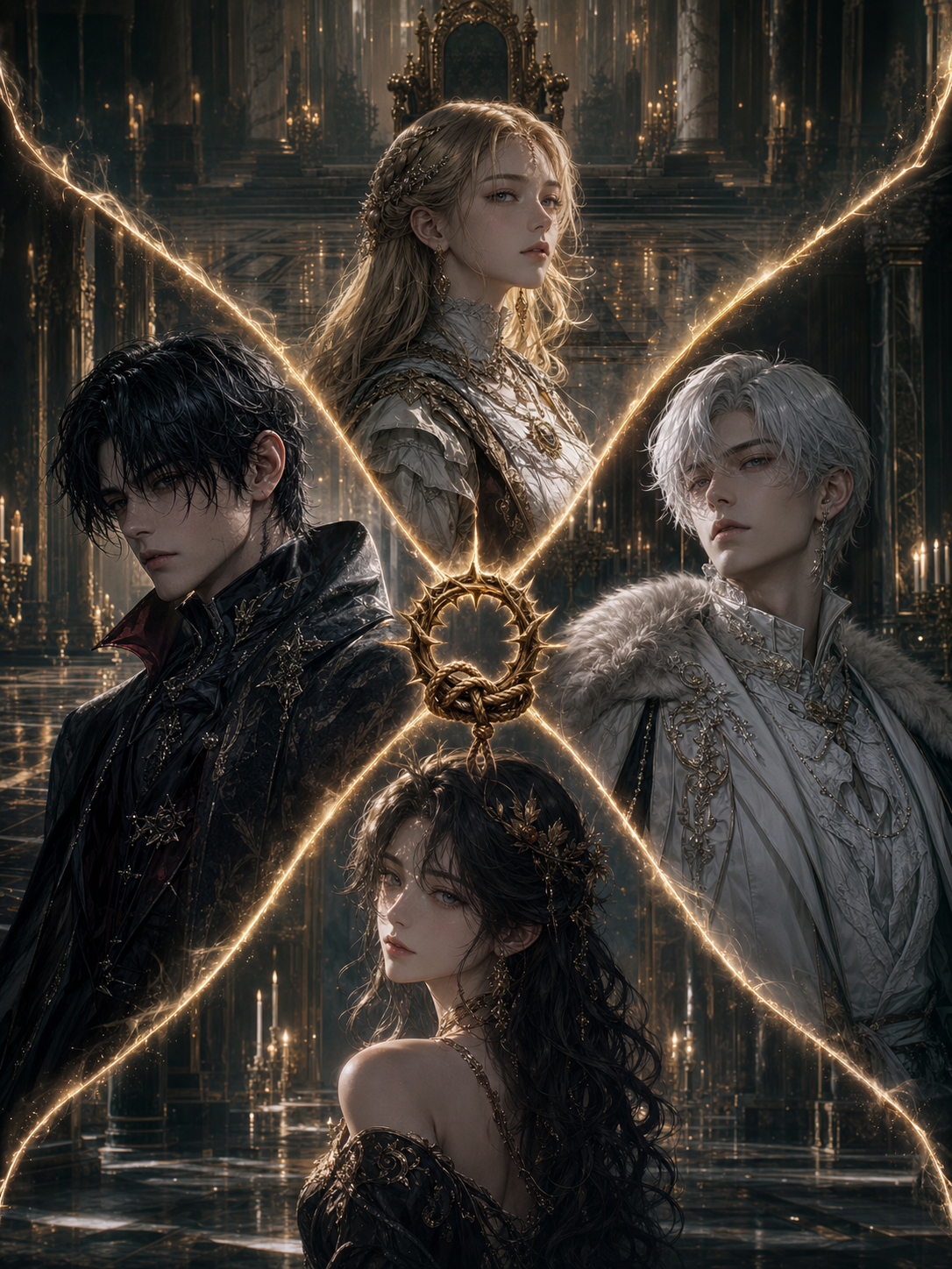 Crown of Thorns \| Four Royals. One Commoner Bride. 👑🗡️ thumbnail