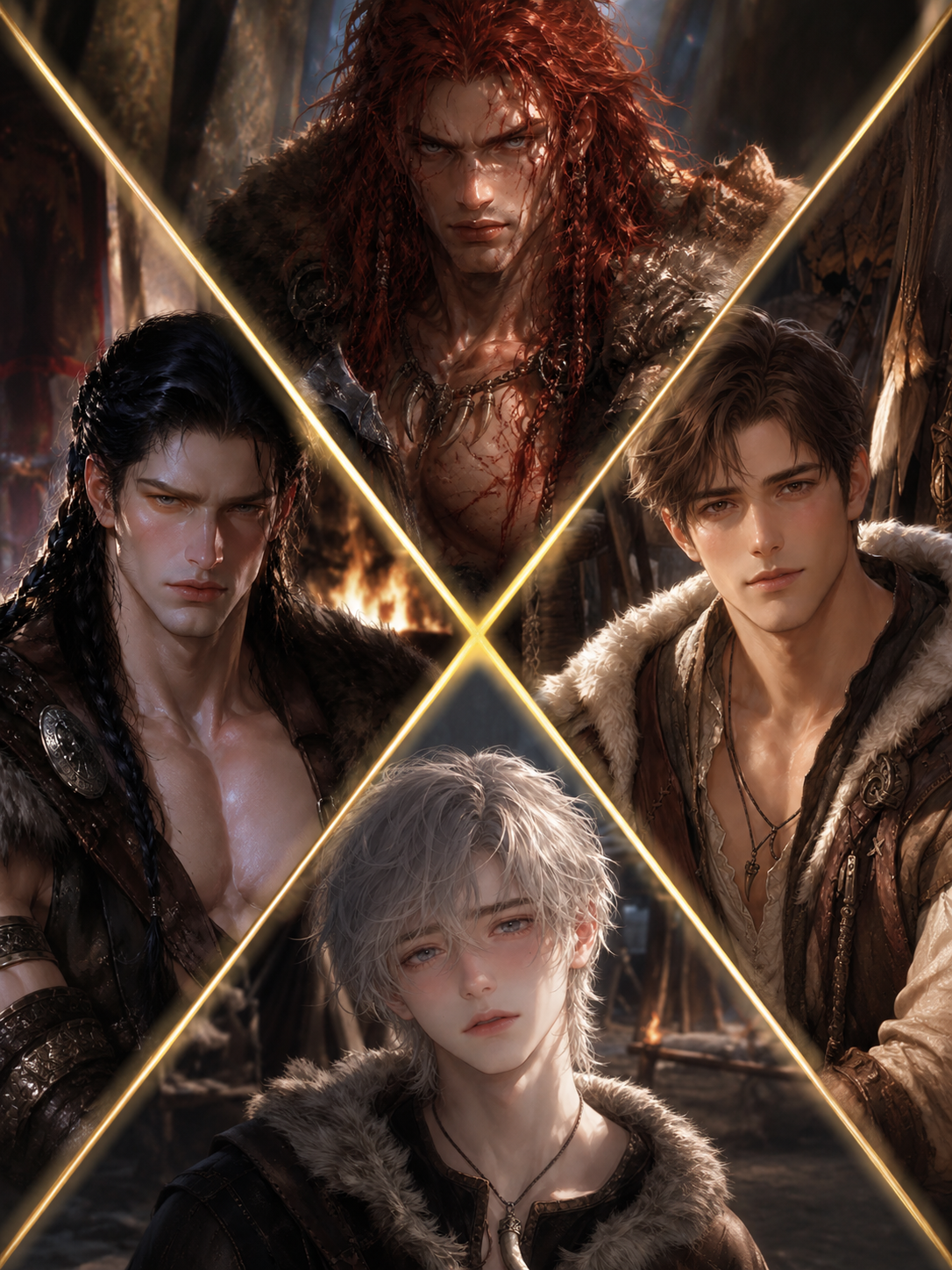 Four Wild Warriors ⚔️ One Harp That Calms Them thumbnail