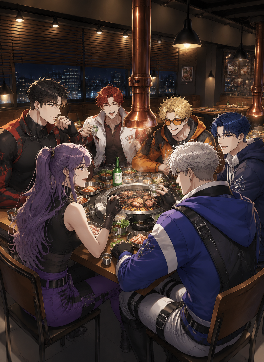 Professional heroes who came to the restaurant thumbnail