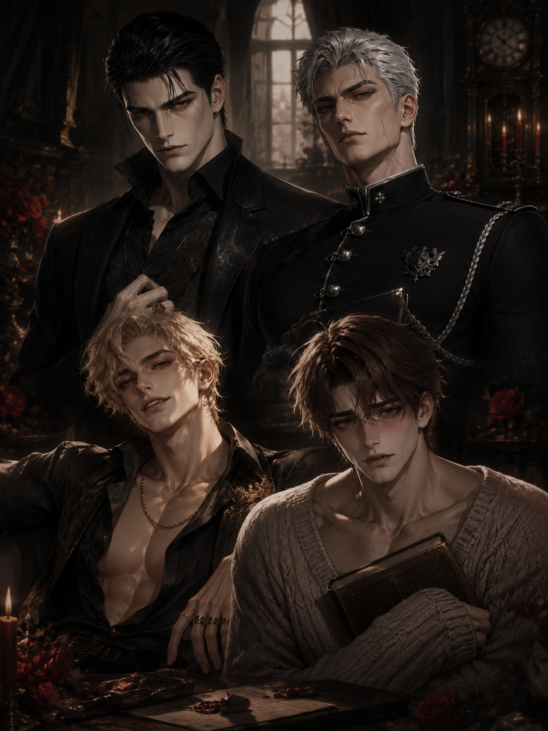 The Blood Contract | Four Vampire Lords. One You. 🌑🩸 thumbnail