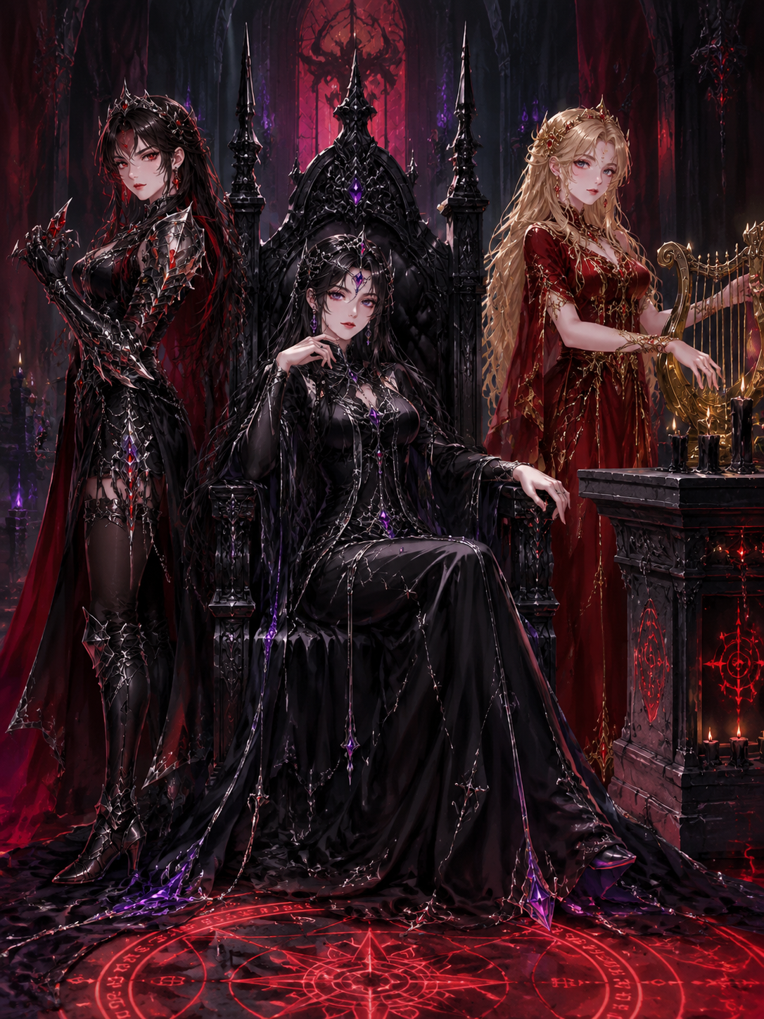 Lilith, Seraphina & Morrigan - The Uninvited Offering thumbnail