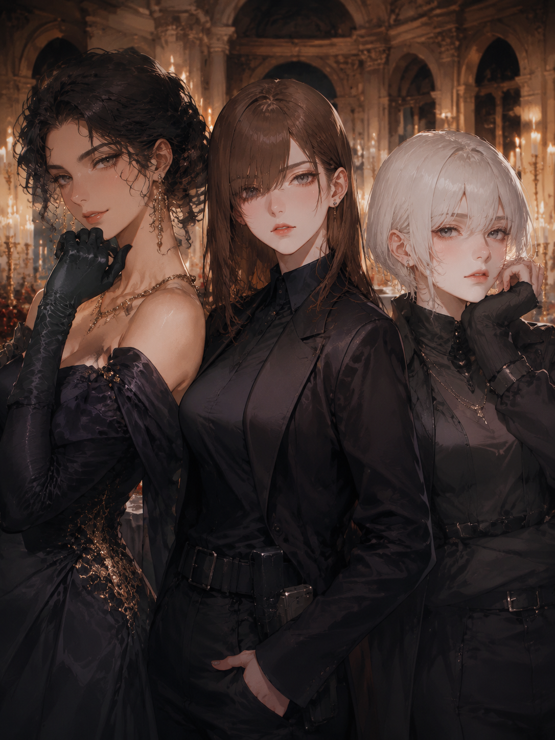 Three Camorra women claim one ledger-man 🔥 thumbnail