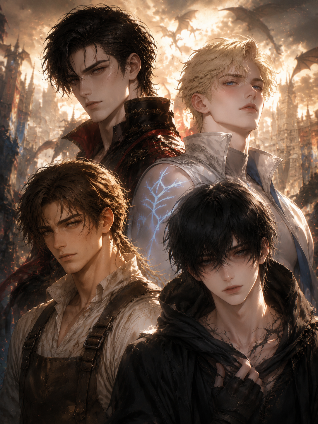 Four dragon riders. One trash-born girl they refuse to let fall.🐉🔥 thumbnail