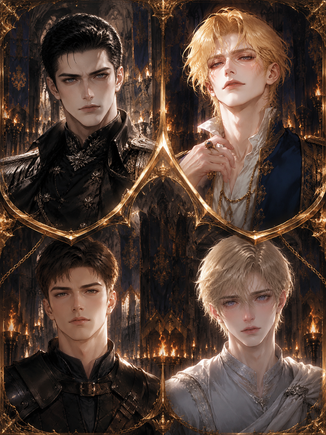 Gilded Captive \| Four Men. One Crown. One You. 👑🗡️ thumbnail