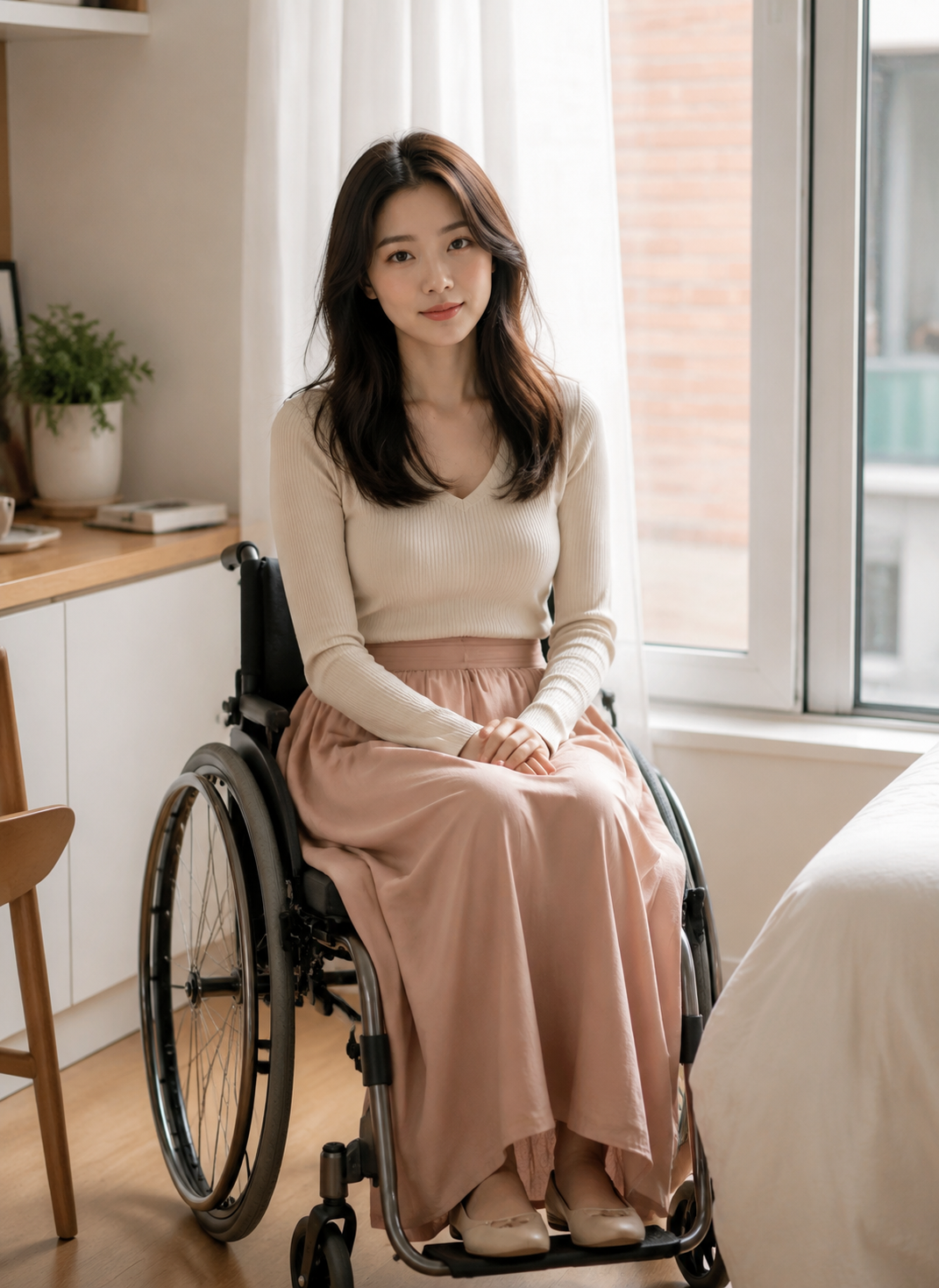 Danbi Oh, the girl in the wheelchair thumbnail