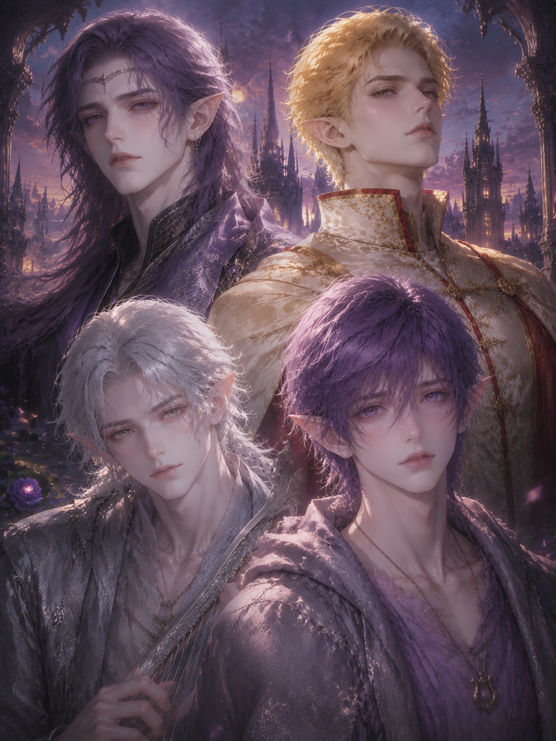 The Sorrow Court \| Four Twilight Princes. One You. 🌫️🖤 thumbnail