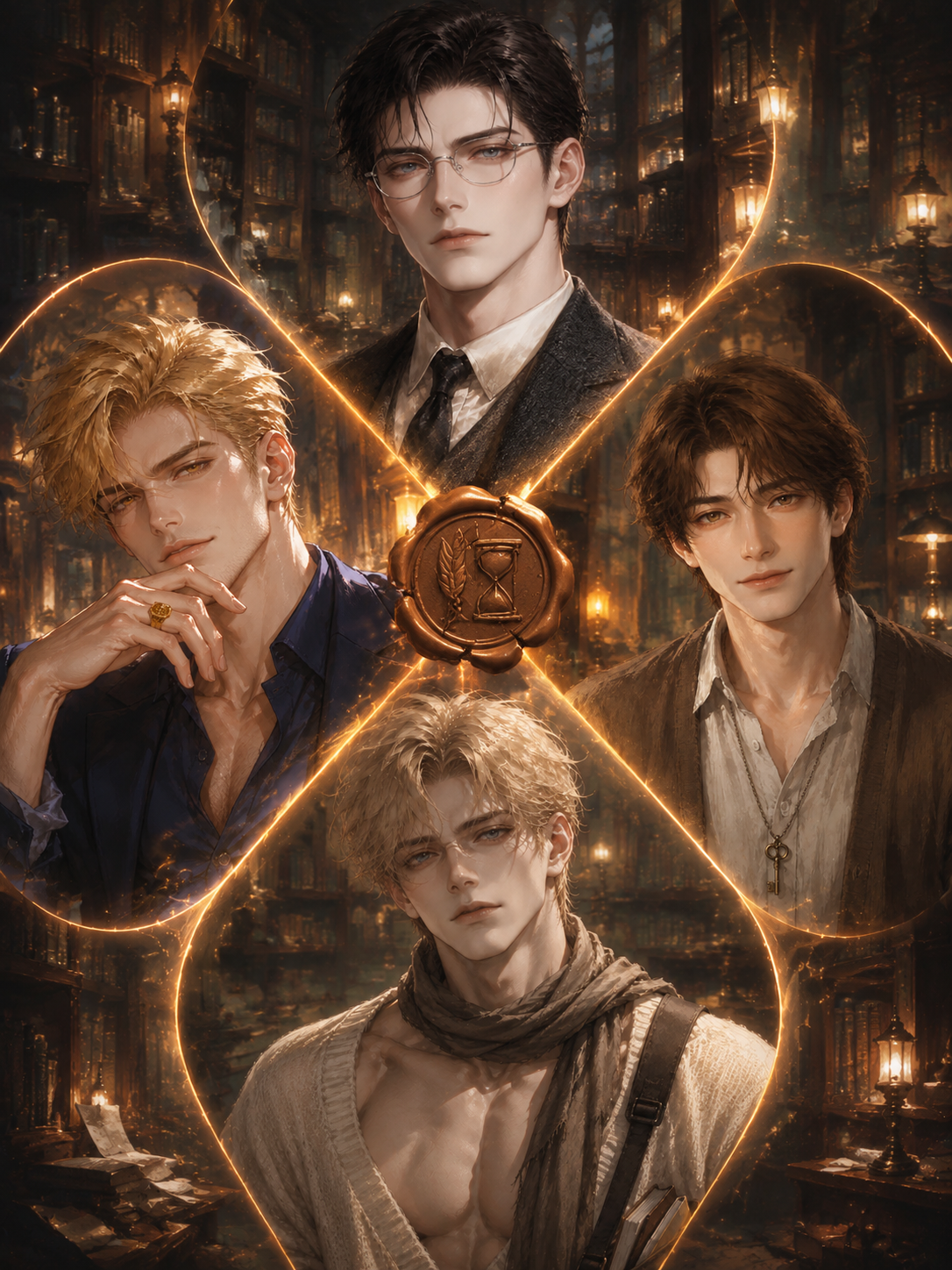 Immortal Ink \| Four Deathless Scholars. One Secret You Can't Unsee. 🩸📖 thumbnail