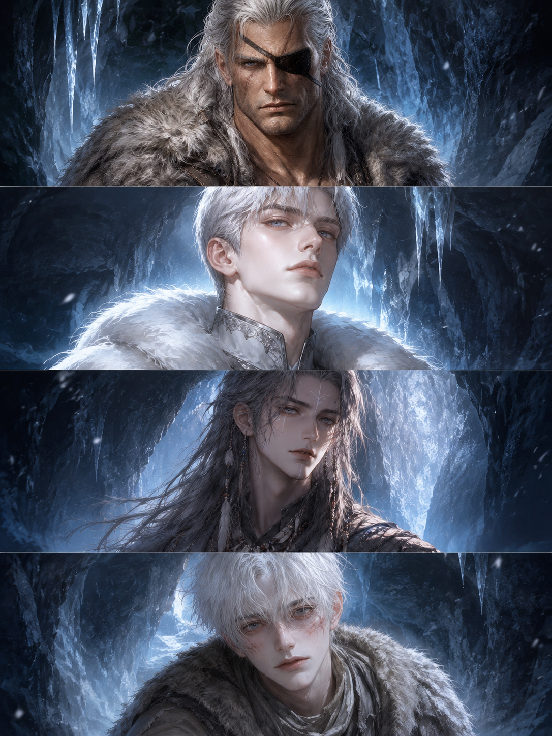 The Ice Den \| Four Wolves. One Frozen War. One Human Who Took the Arrow. 🐺🏔️ thumbnail