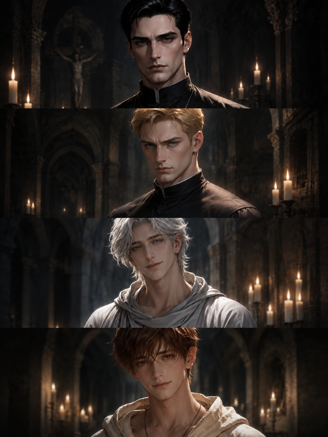 Sanctuary | Four Vampire Monks. One You. 🩸🕯️ thumbnail