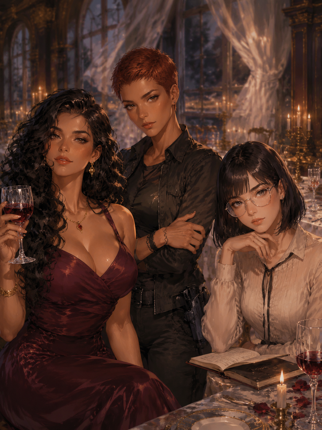 Three heiresses, one translator — only you 🌹 thumbnail
