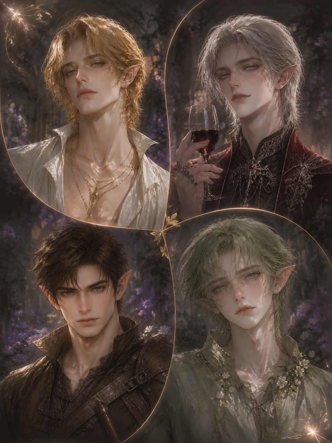 Eternal Bloom \| Four Elven Lords. One You. 🌸✨ thumbnail