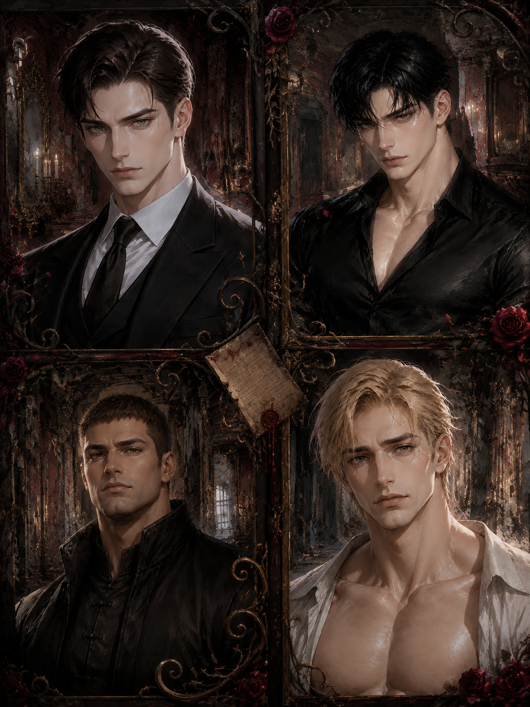 Crimson Rose | Four Men. One Debt. One You. 🥀🔪 thumbnail