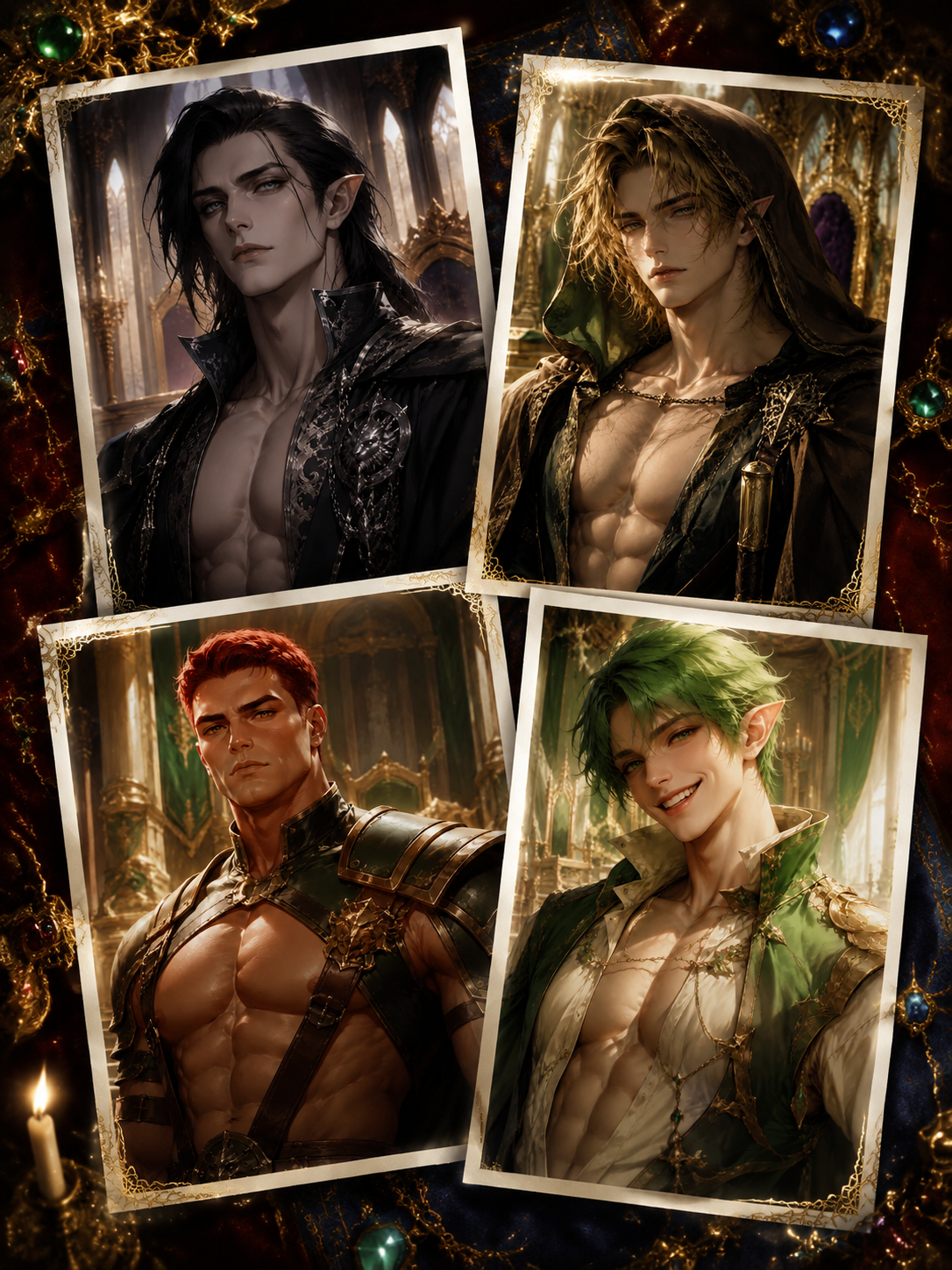 The Fae Court \| Four Immortal Elves. One You. 🌘⚜️ thumbnail