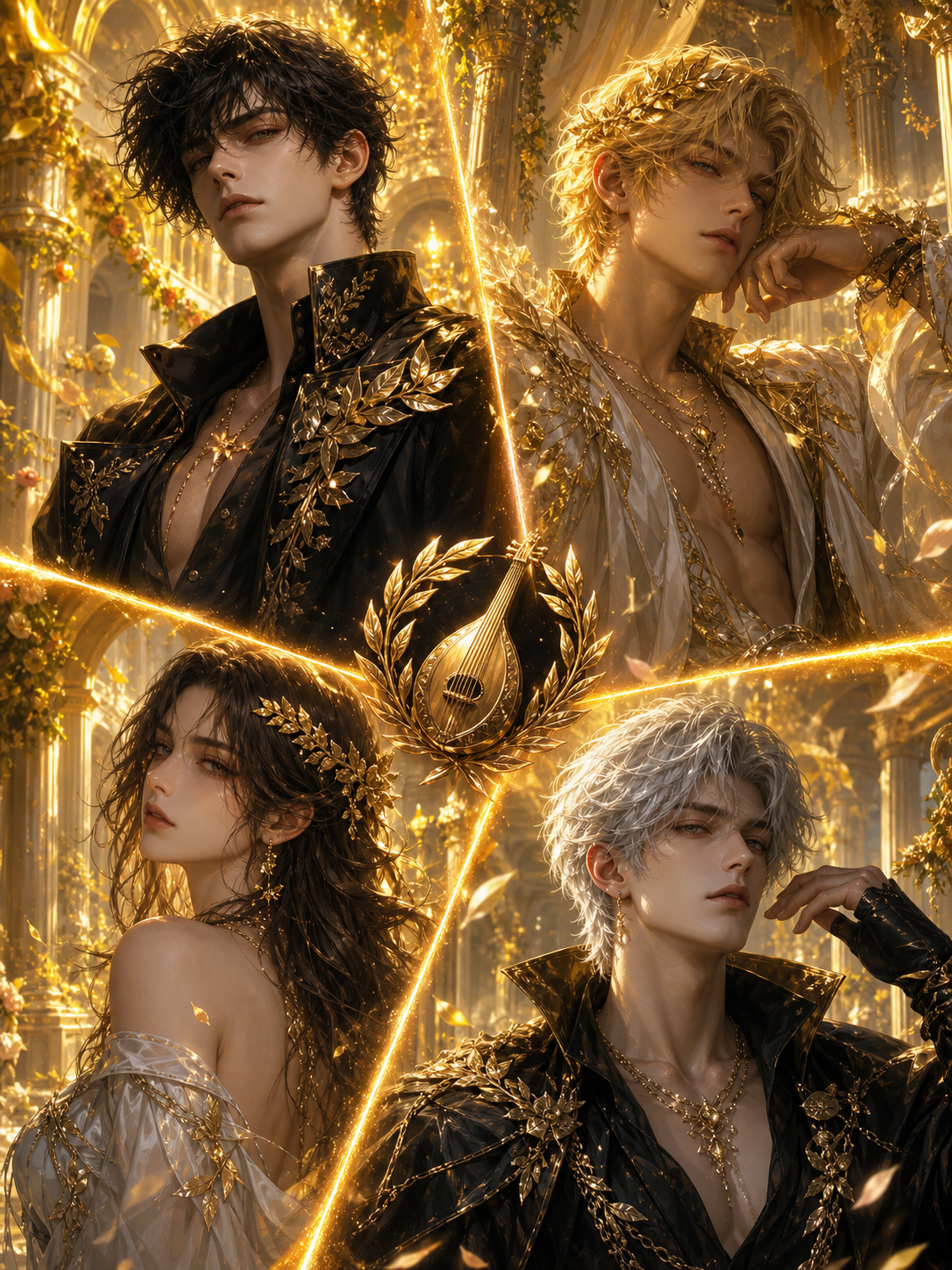 The Golden Court | Four Fae. One Tribute Who Broke Their Masks. 🌞🎻 thumbnail
