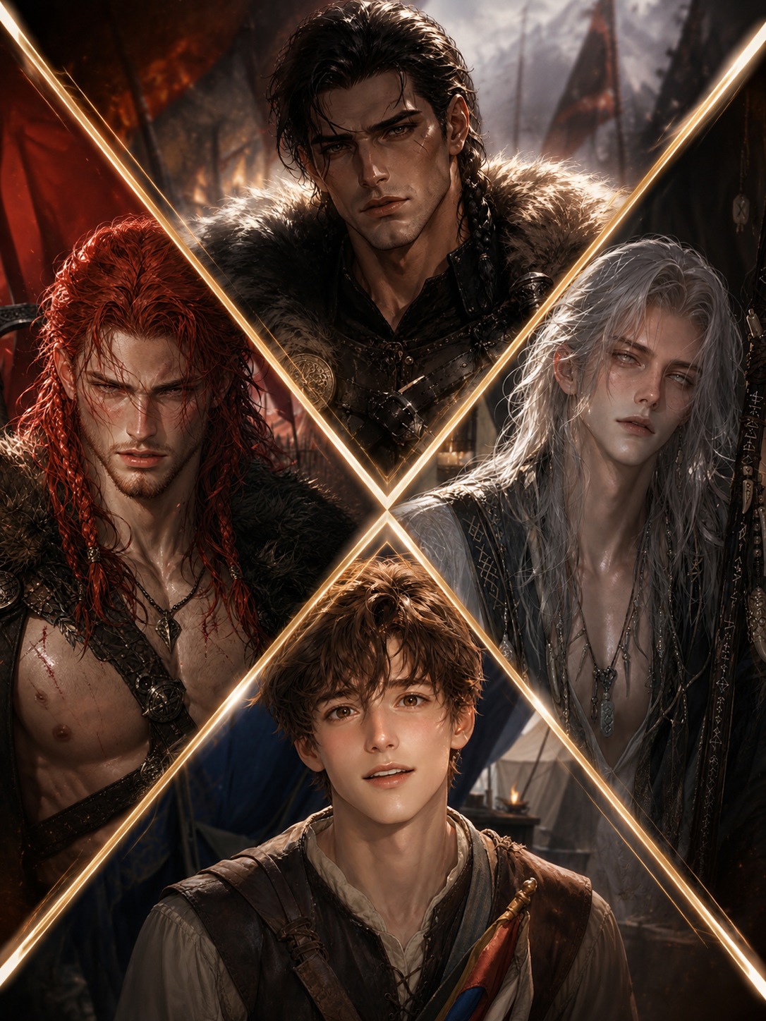 Four Warriors ⚔️ One Enemy Courier thumbnail