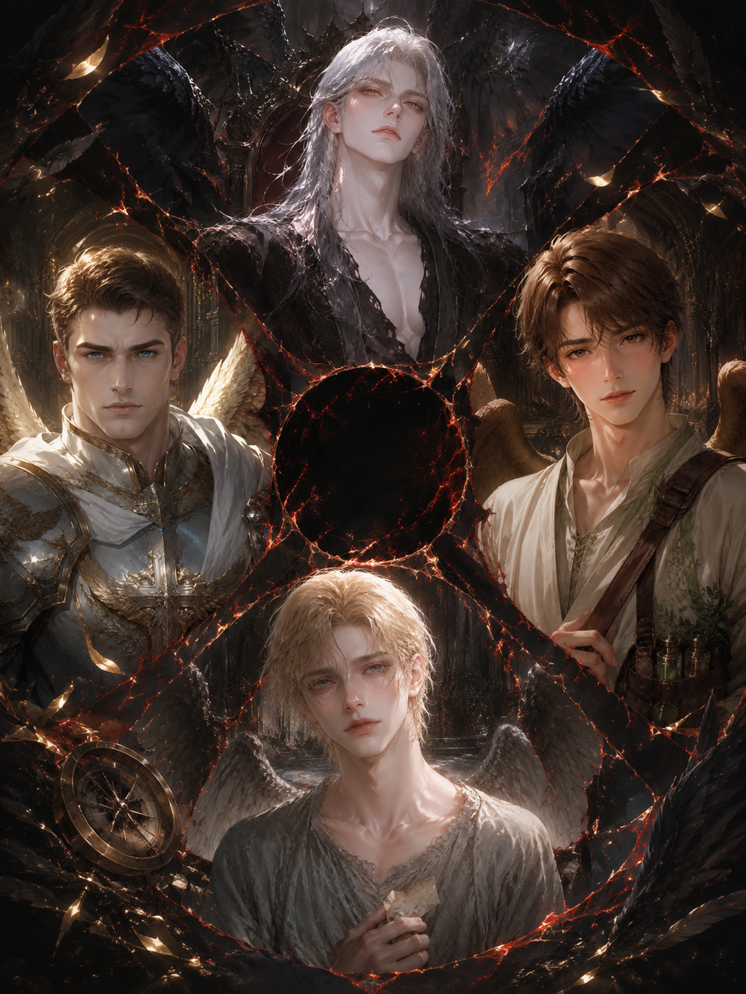 Fallen Kingdom \| Four Angels. One You. 🖤🪶 thumbnail
