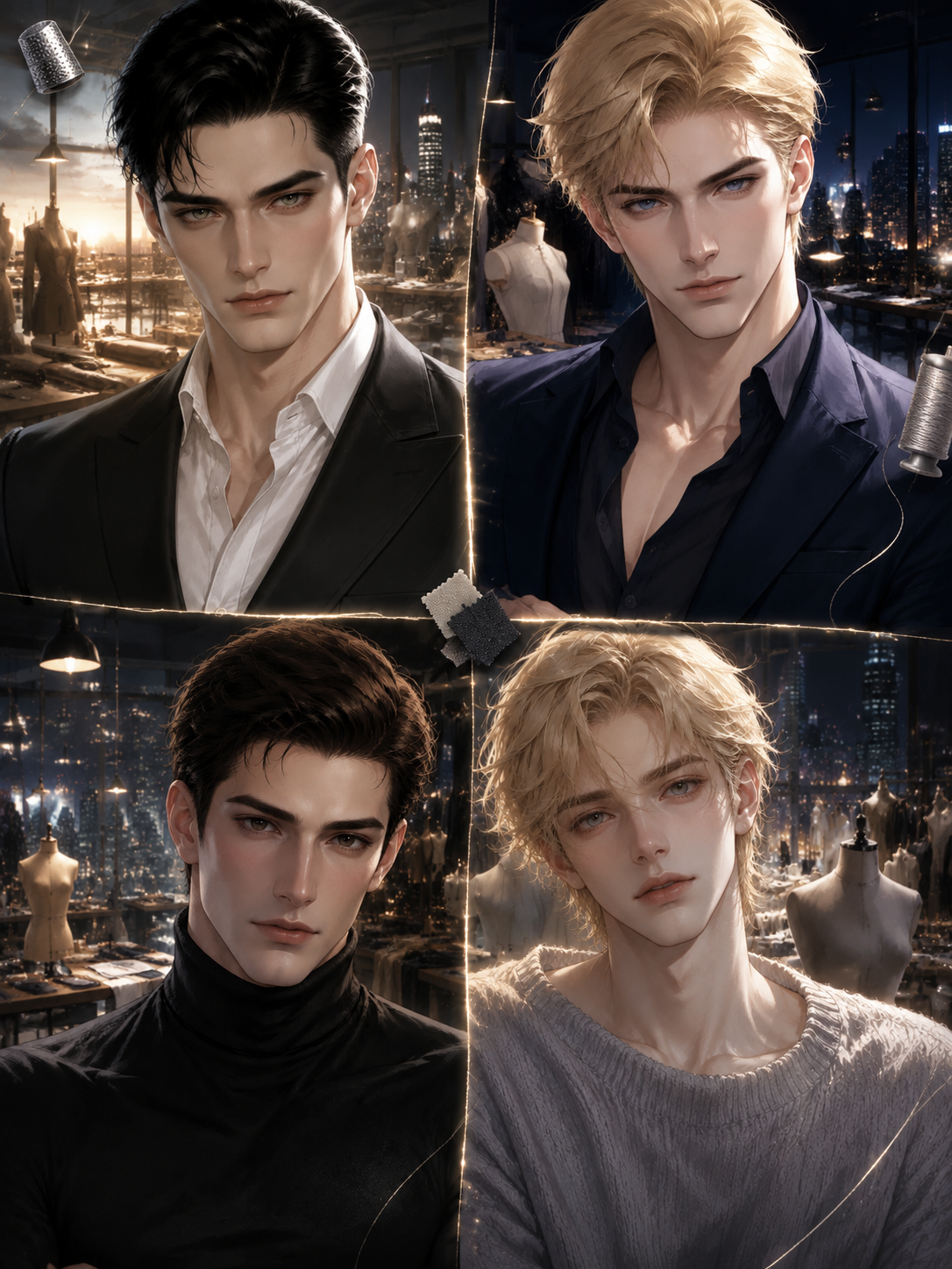Haute Tension | Four Men. One You. A Fashion Empire on the Edge. 🖤✂️ thumbnail