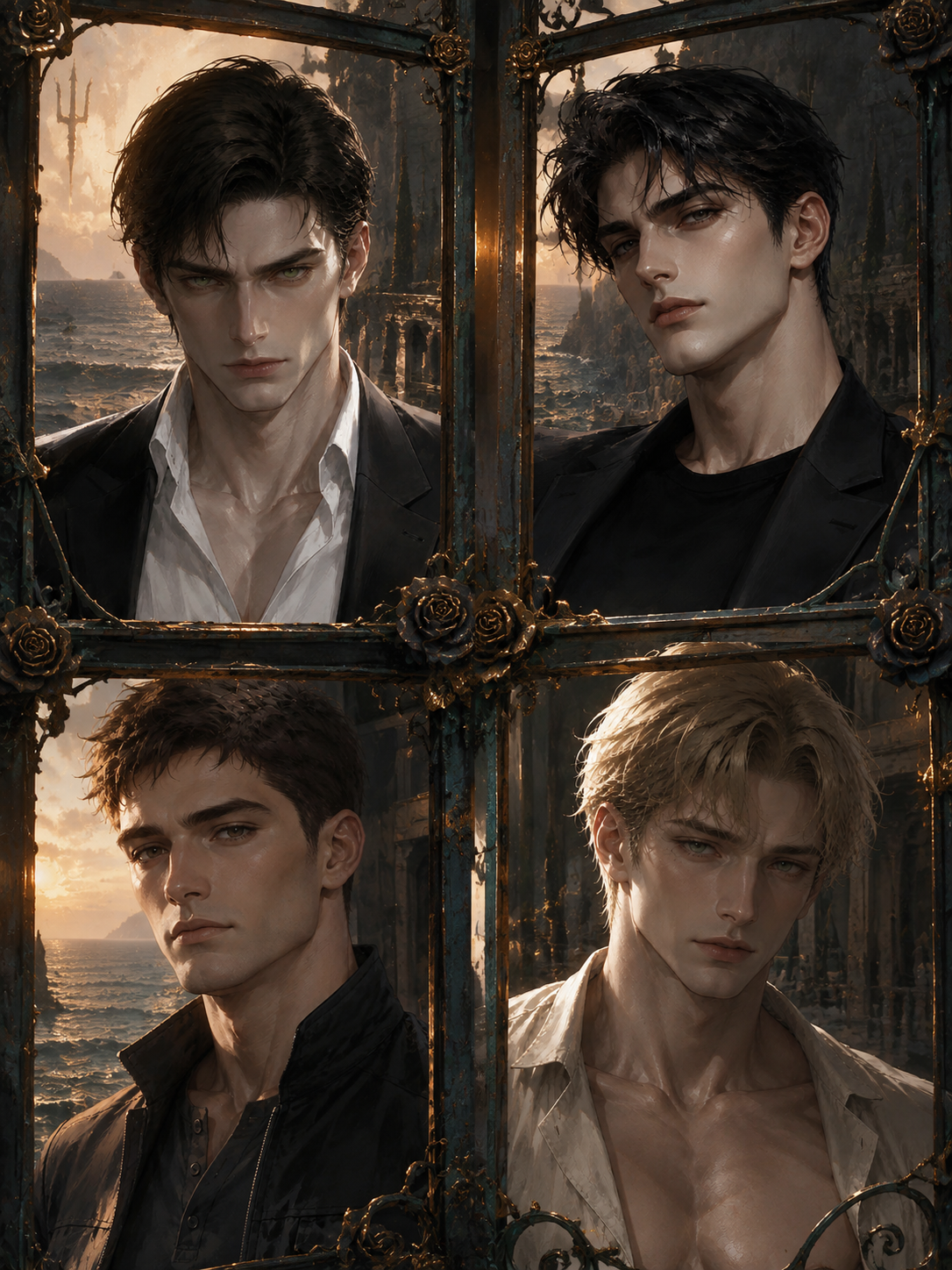 Gilded Cage | Four Dangerous Men. One You. 🥀🔱 thumbnail