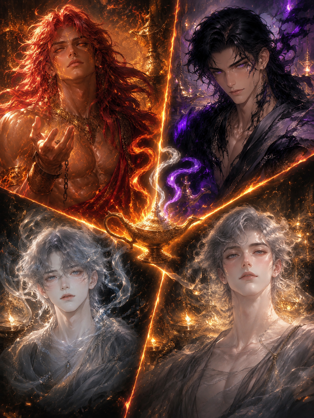 Three Wishes | Four Spirits, One Lamp. The Collector They Won't Claim. 🪔🔥 thumbnail