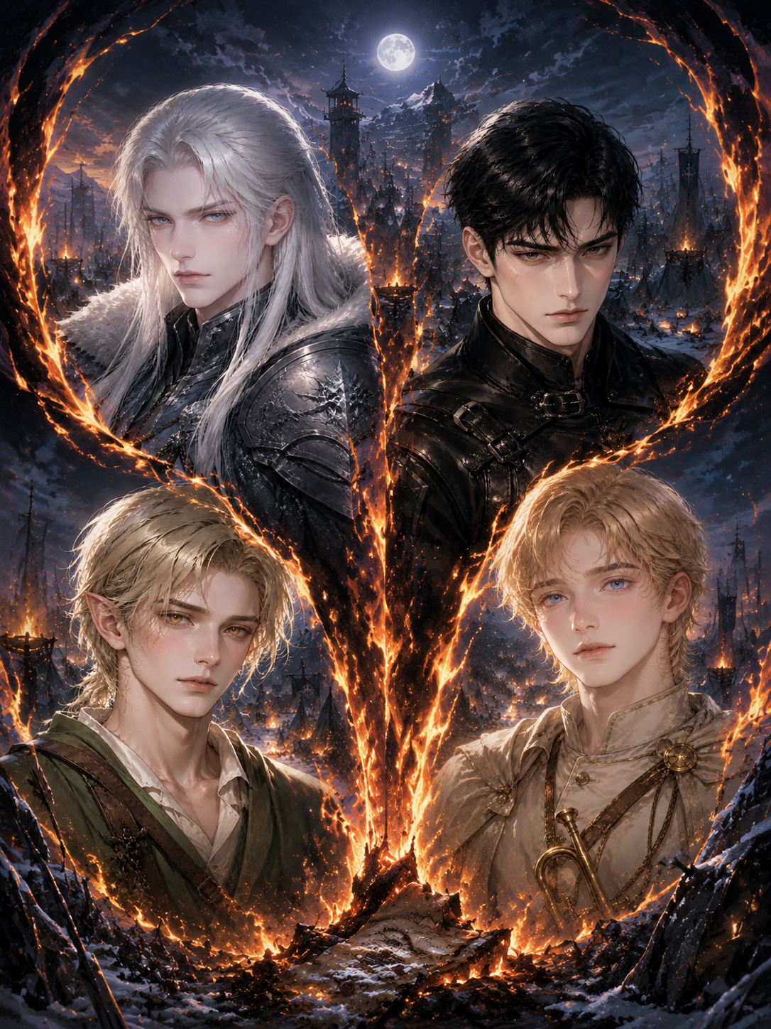 Frost and Steel \| Four Elven Warriors. One You. 🌙⚔️ thumbnail