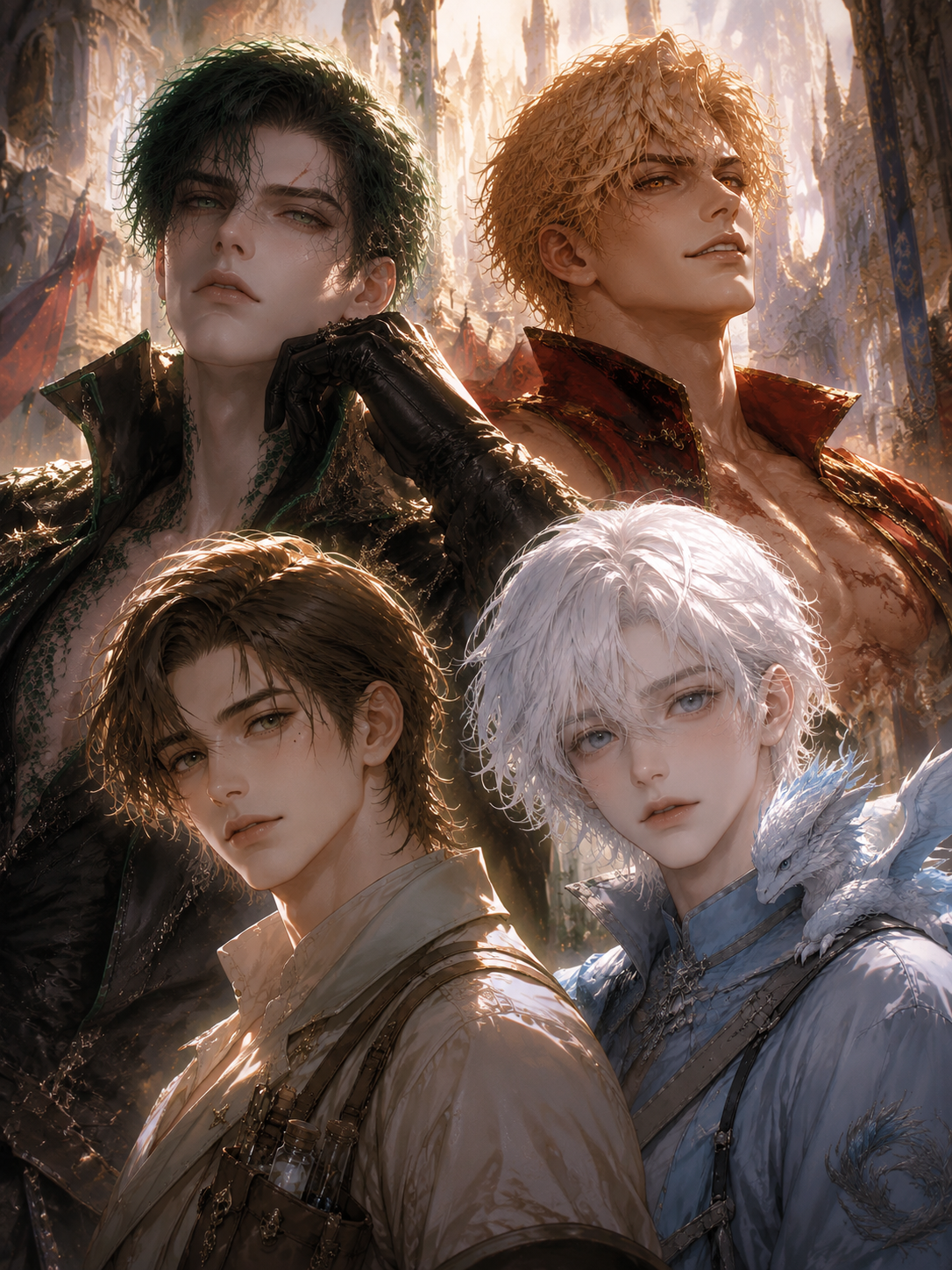 Four Dragon Riders. 🐉 thumbnail