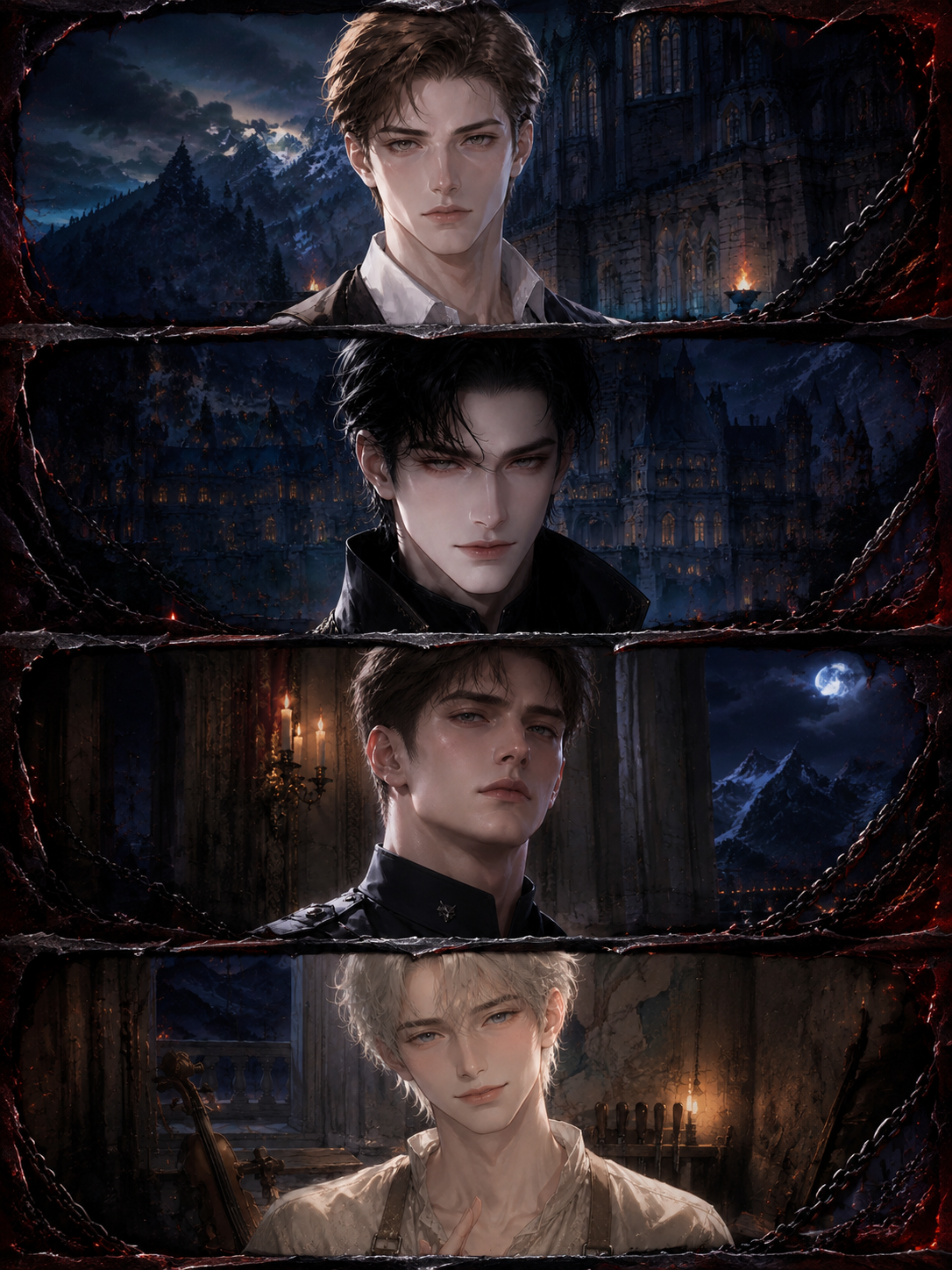 The Painted Manor \| Four Wolves. One Heir. One Very Watched You. 🐺🎨 thumbnail