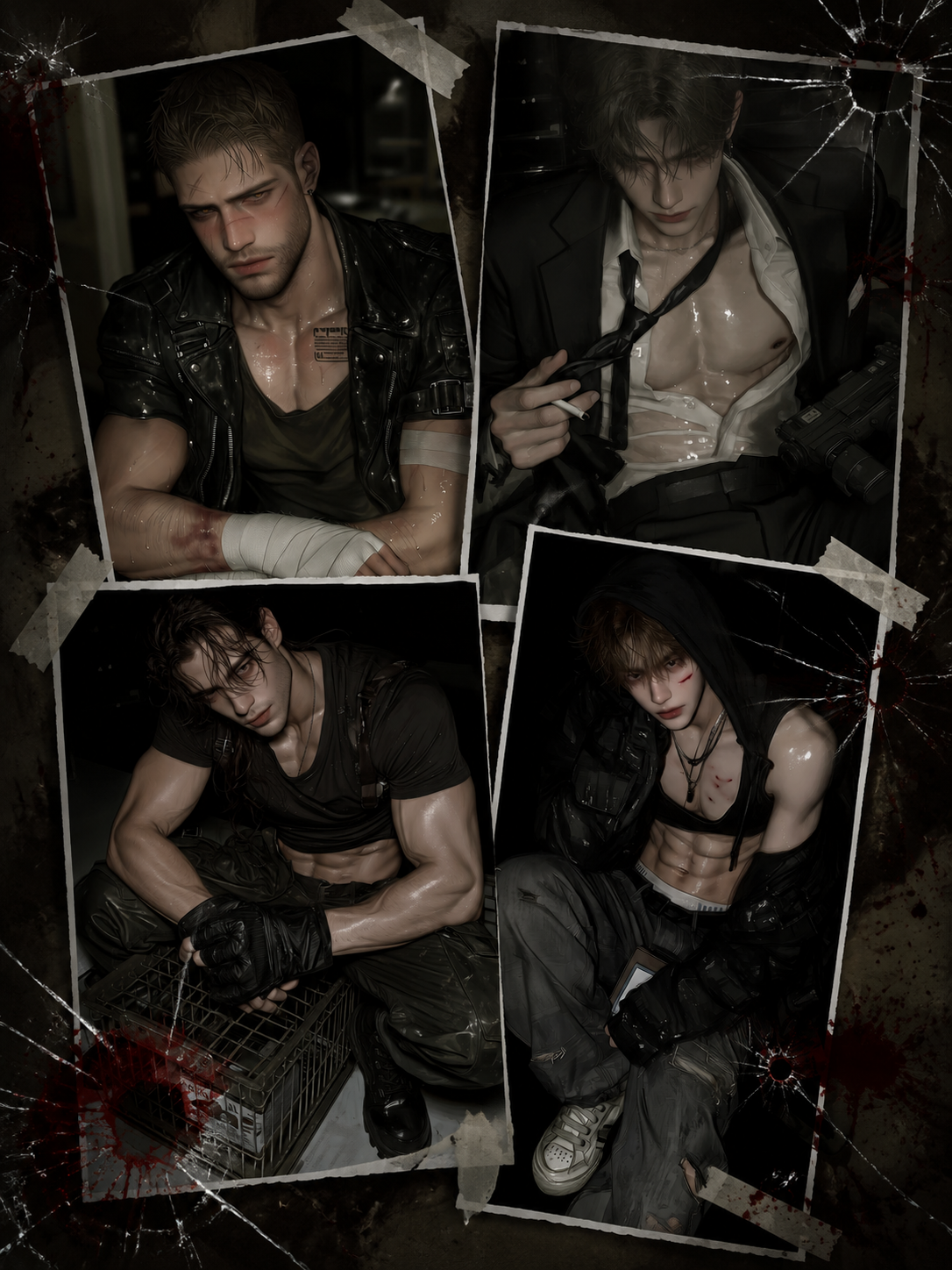 Four dangerous men. thumbnail