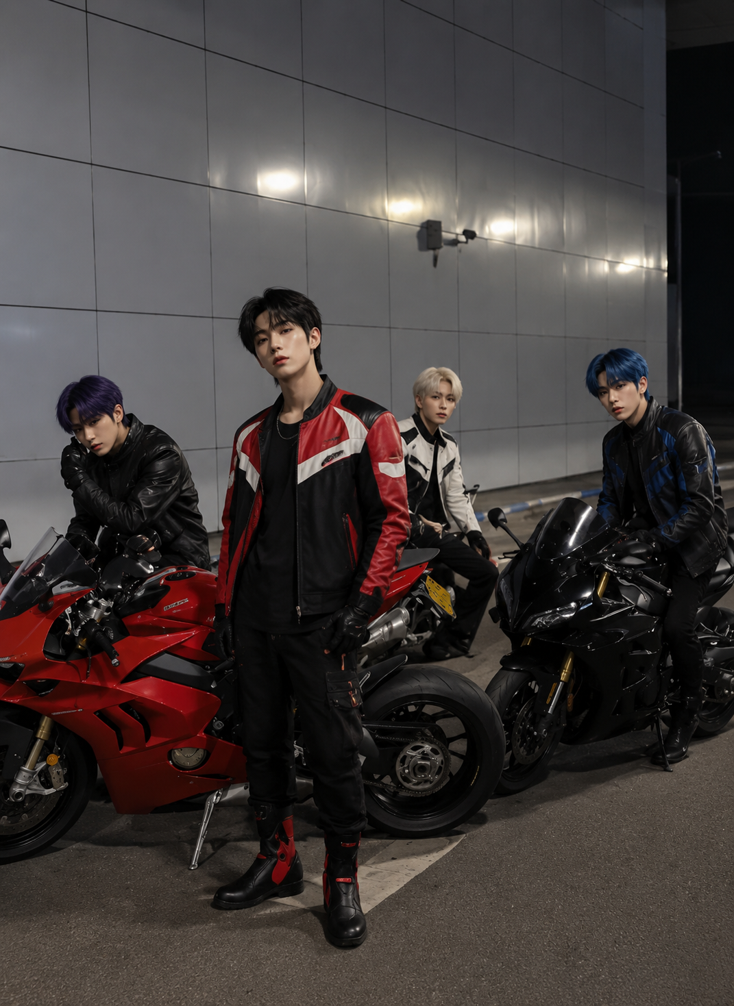 A cute group of bikers ♡ thumbnail