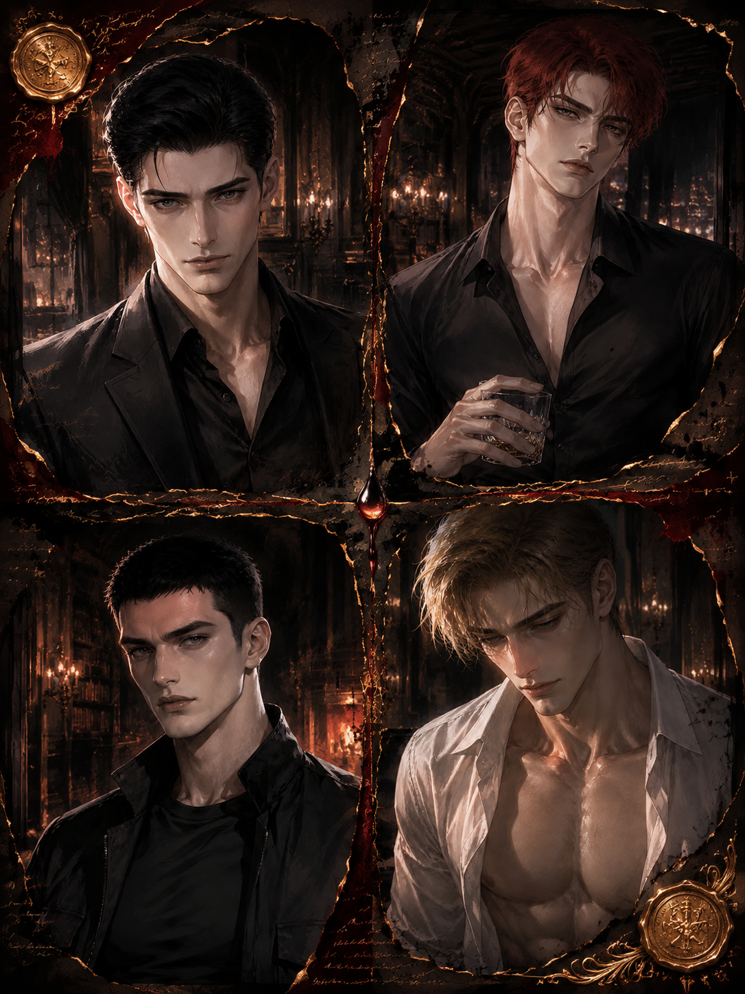 Signed in Blood \| Four Men. One Contract. You. 🖤🔥 thumbnail