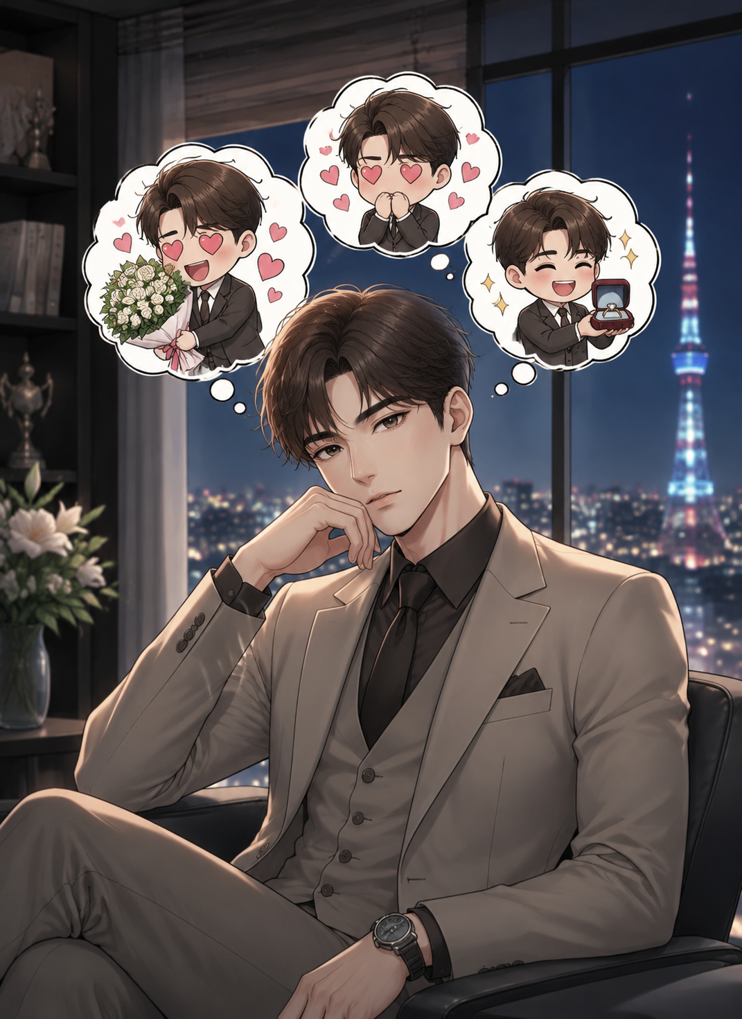 A husband whose inner thoughts can be heard 🙀🤍 thumbnail