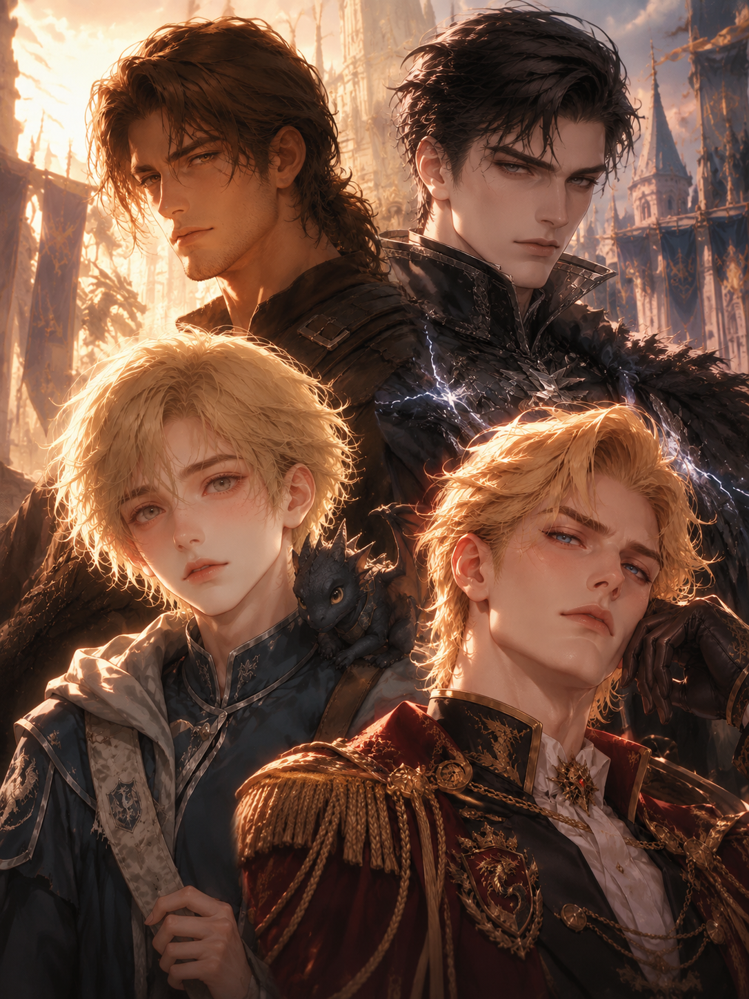 Four Dragon Knights. One Forbidden You. ⚡ thumbnail
