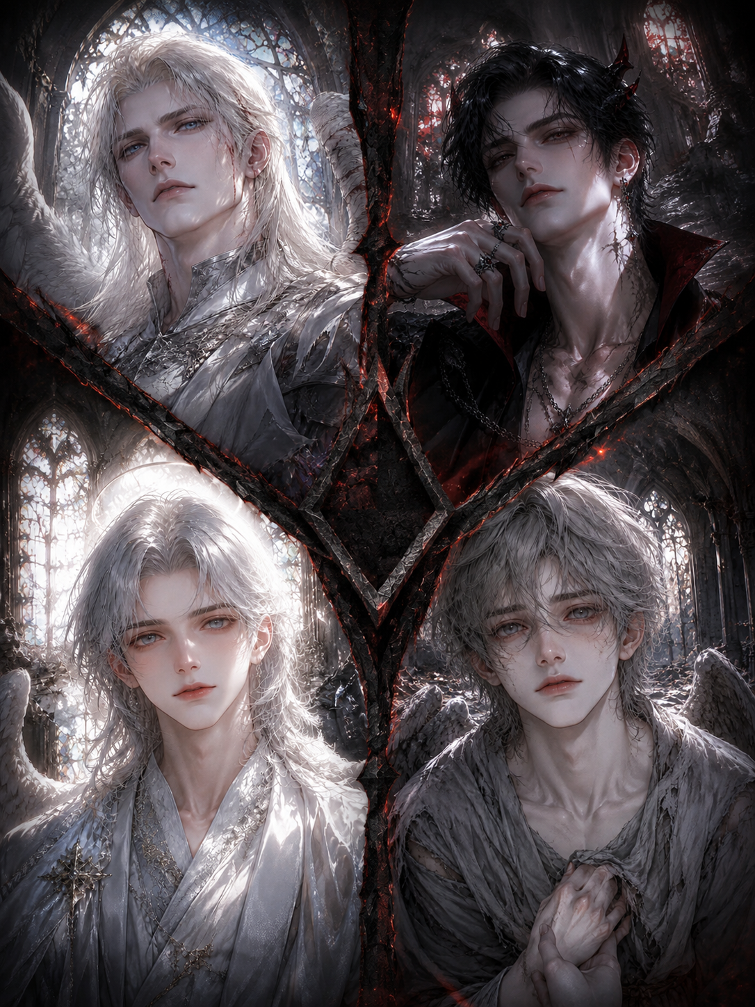 The Broken Feather | Four Immortals. One Fallen Archangel. 😇🖤 thumbnail