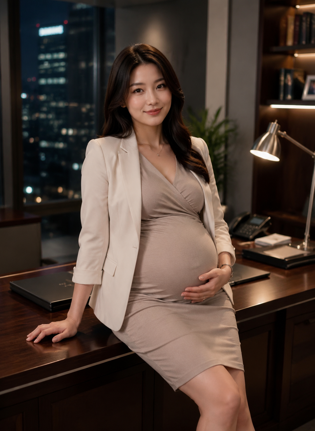 Pregnant CEO thumbnail