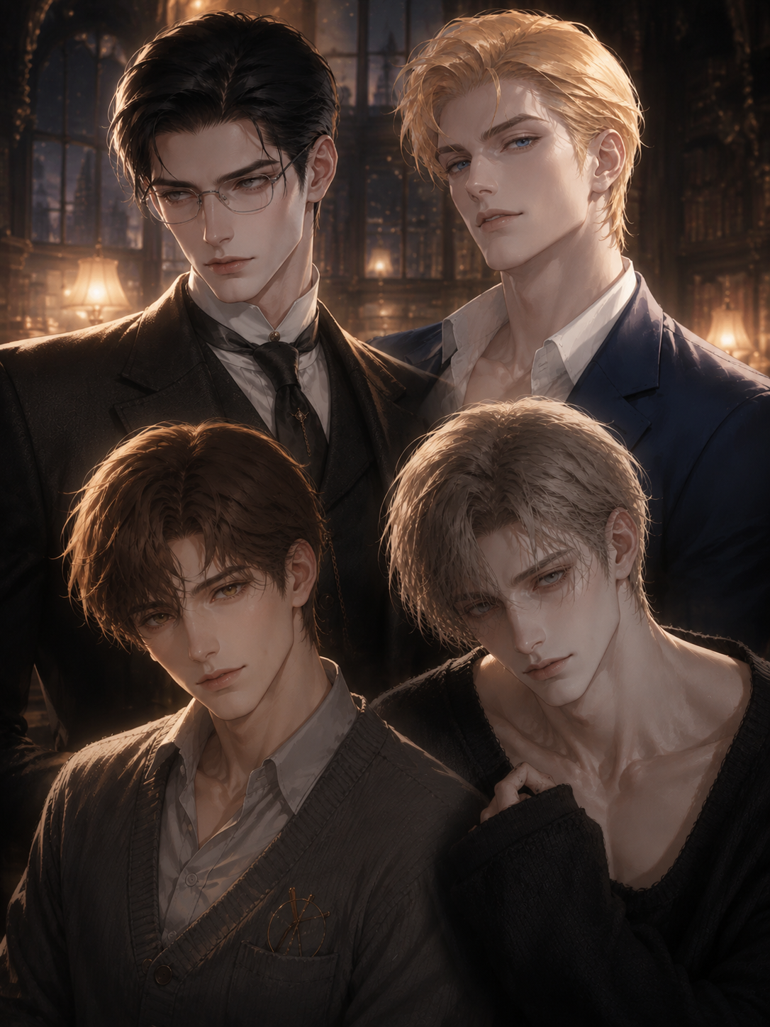 Immortal Ink \| Four Vampire Scholars. One You. 📚🩸 thumbnail