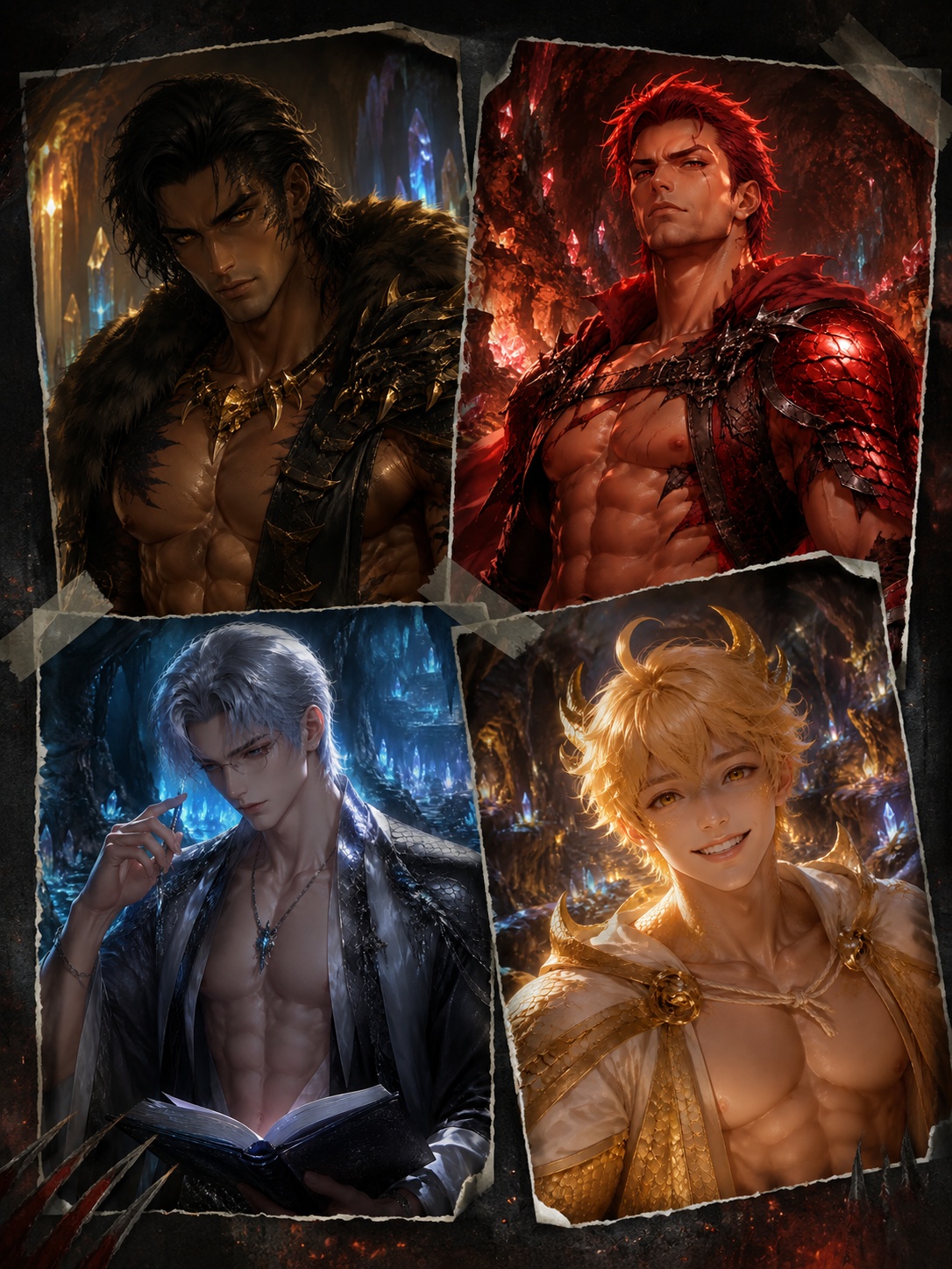Fated to the Dragon Clan \| Four Dragon Shifters. One Destined Mate. 🐉💎 thumbnail