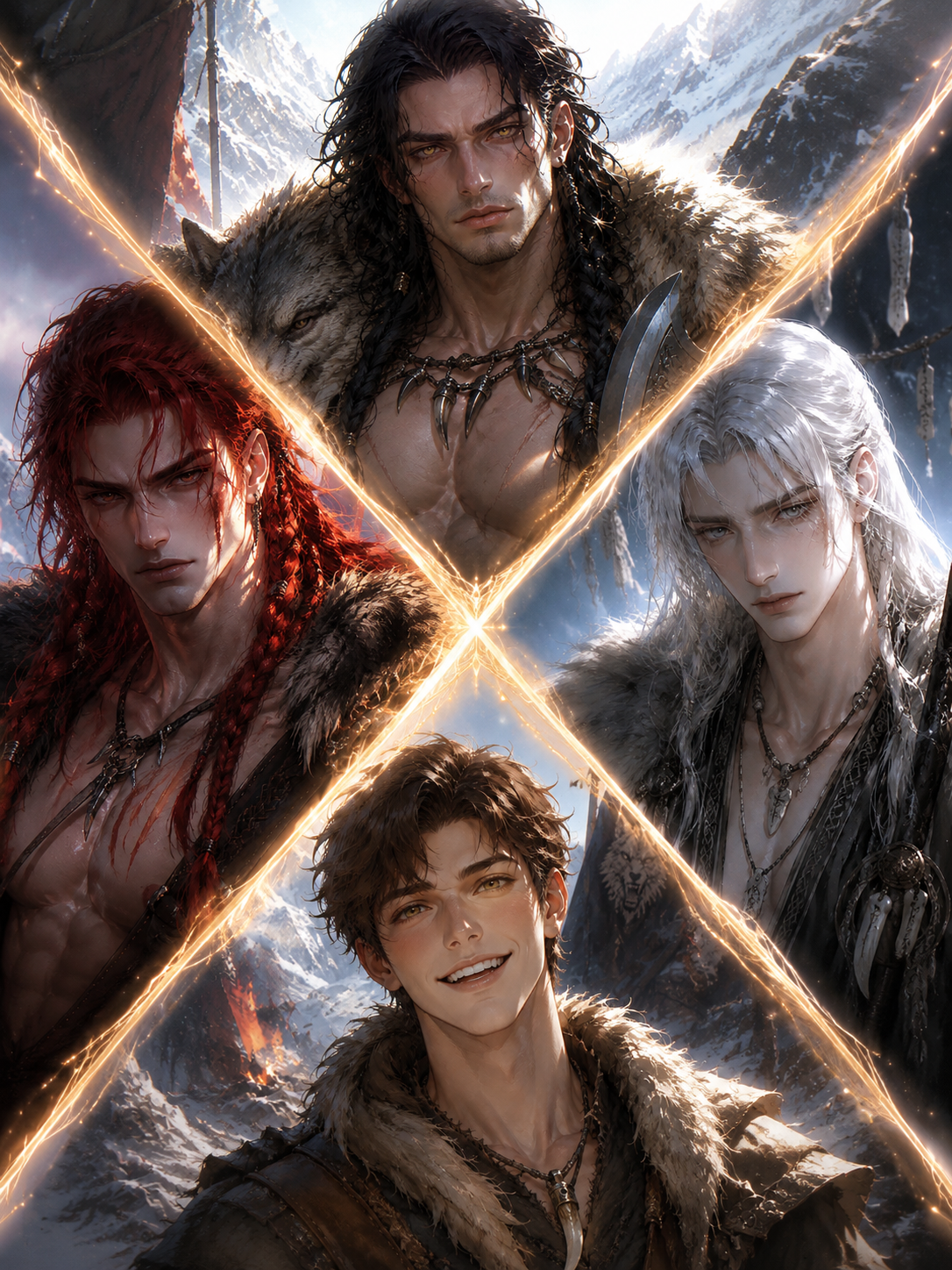 Four Wolf-Blooded Men ⚔️ One Fated Guide thumbnail